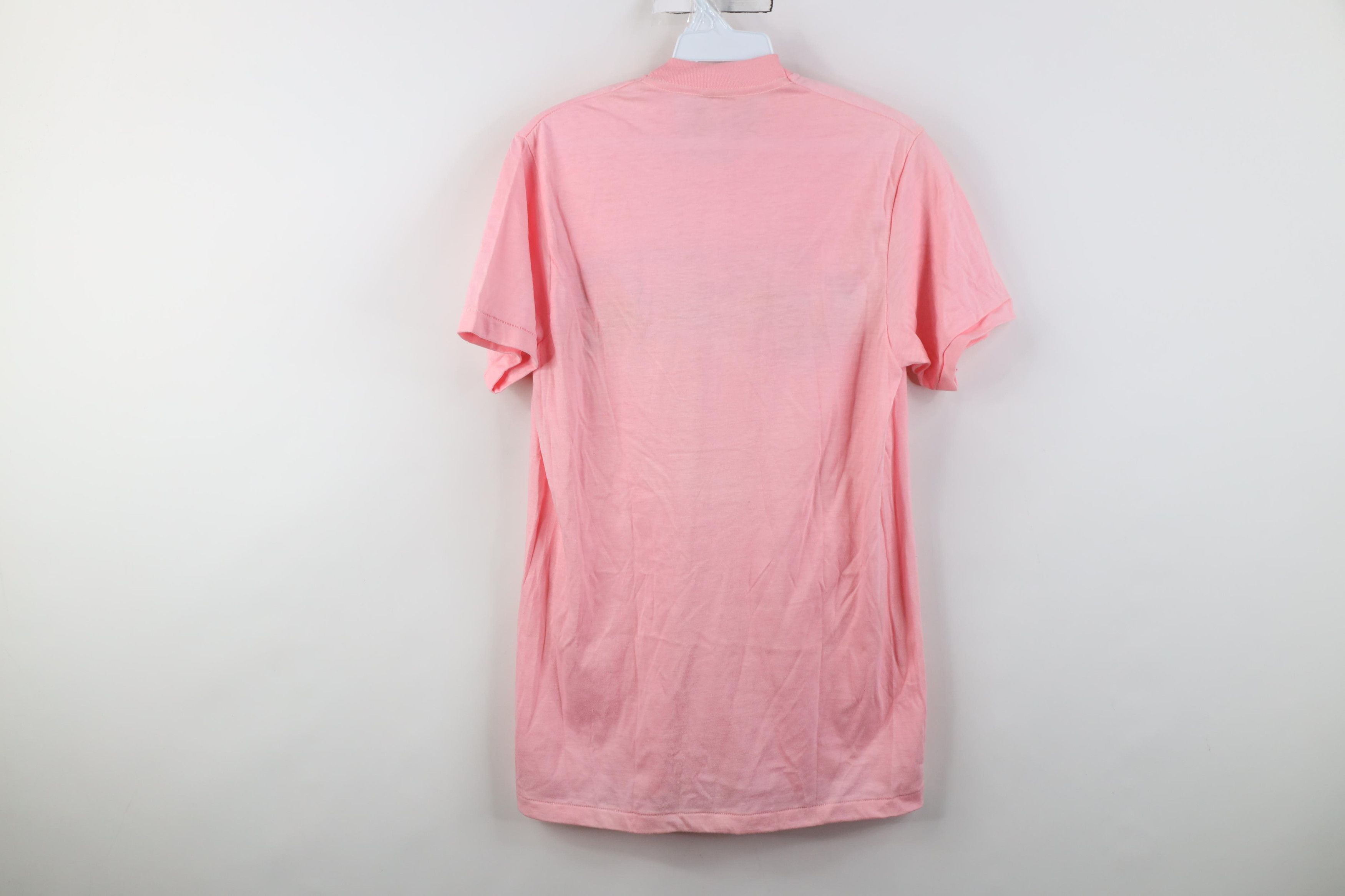 Vintage Vintage 80s 90s Peggys Cove Nova Scotia Canada T-Shirt Pink Size L / US 10 / IT 46 - 8 Thumbnail