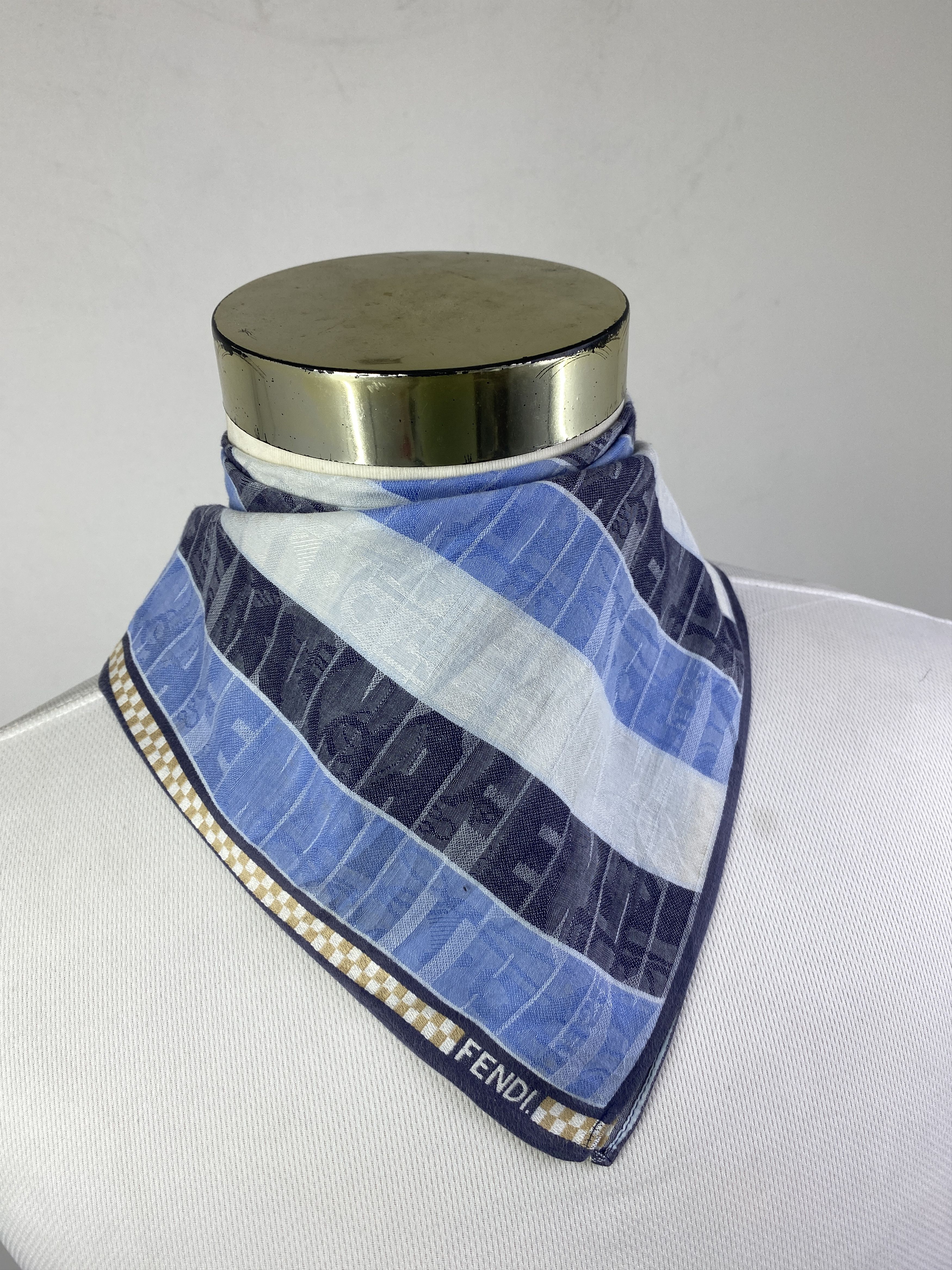 Fendi Vintage Fendi Handkerchief / Neckerchief / bandana HKC0970 Size ONE SIZE - 2 Thumbnail