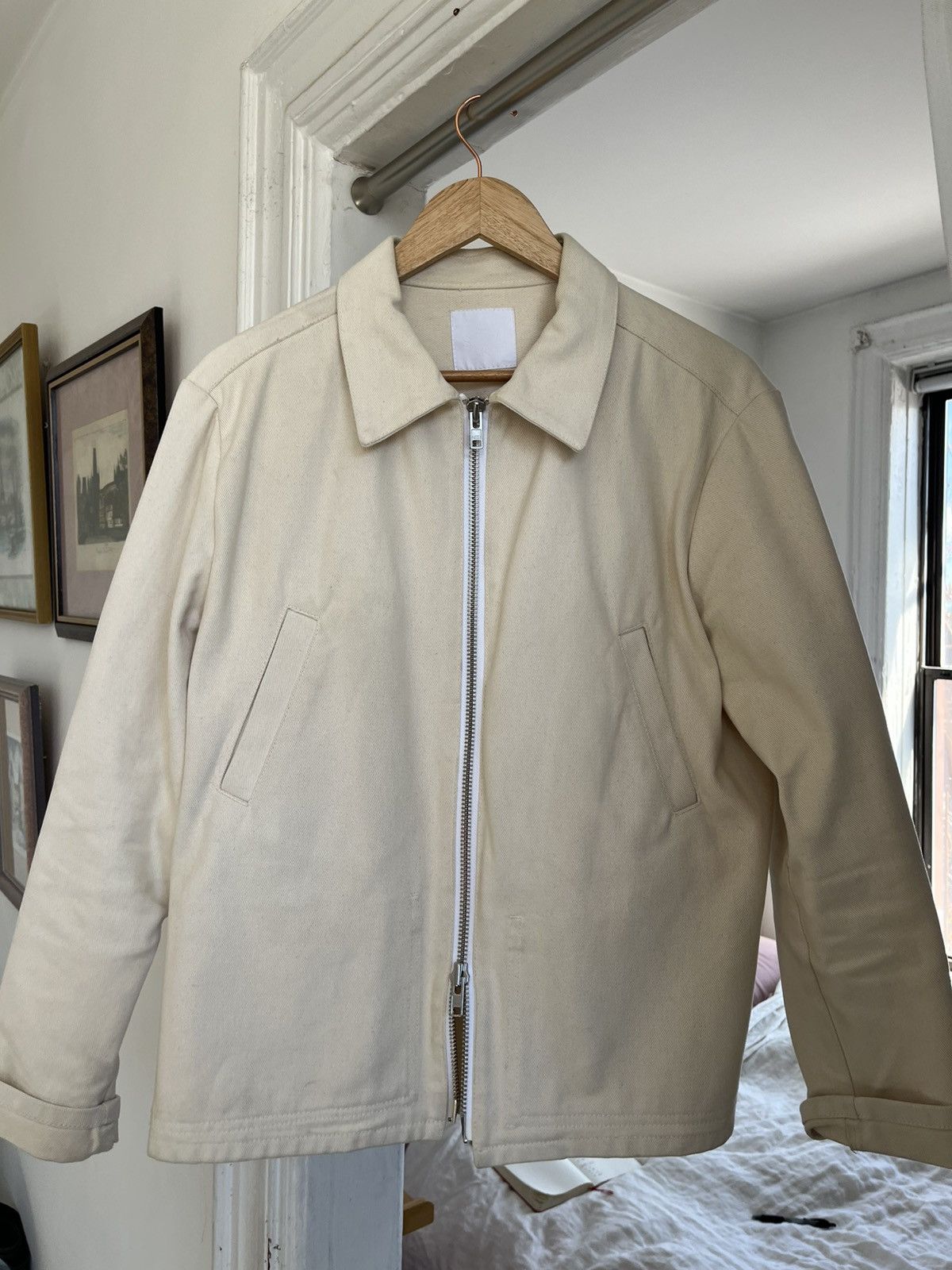 Other School of Thought ecru canvas trucker jacket Size US S / EU 44-46 / 1 - 1 Thumbnail