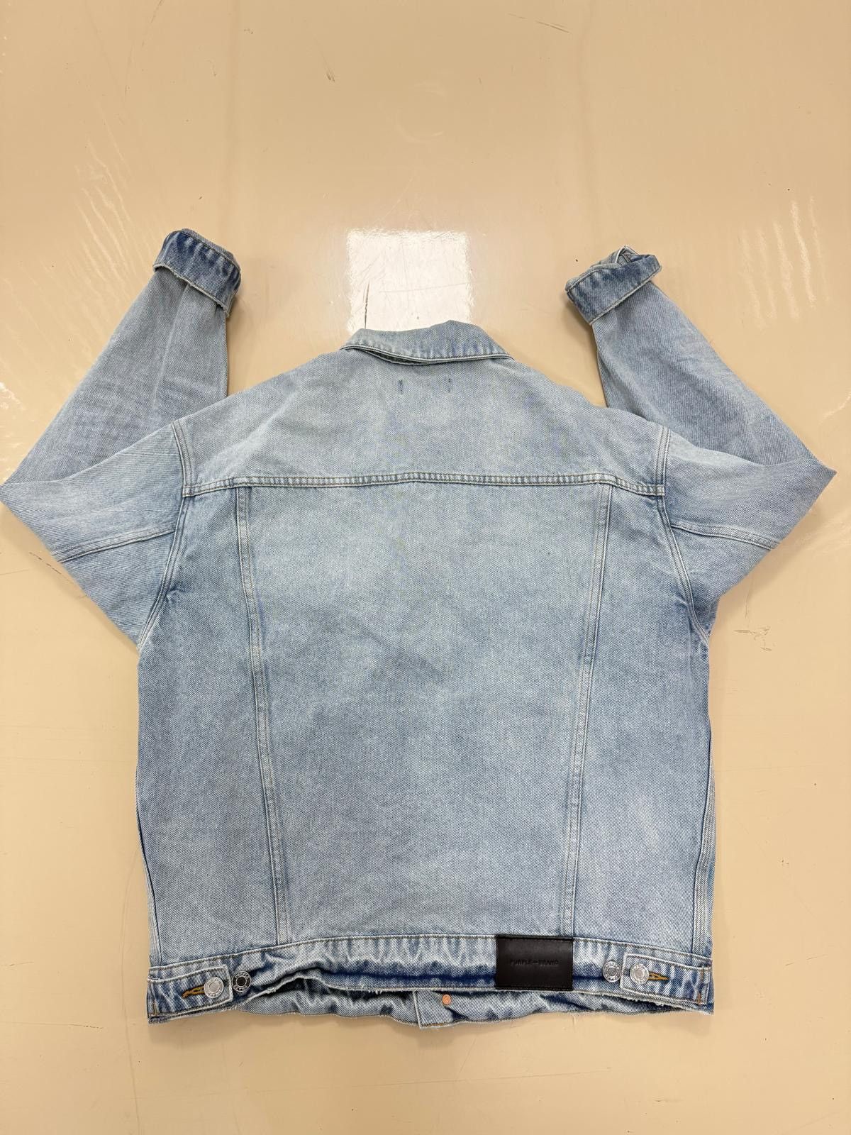 Purple Brand PURPLE Oversized Ice Denim Jacket Size US M / EU 48-50 / 2 - 7 Thumbnail