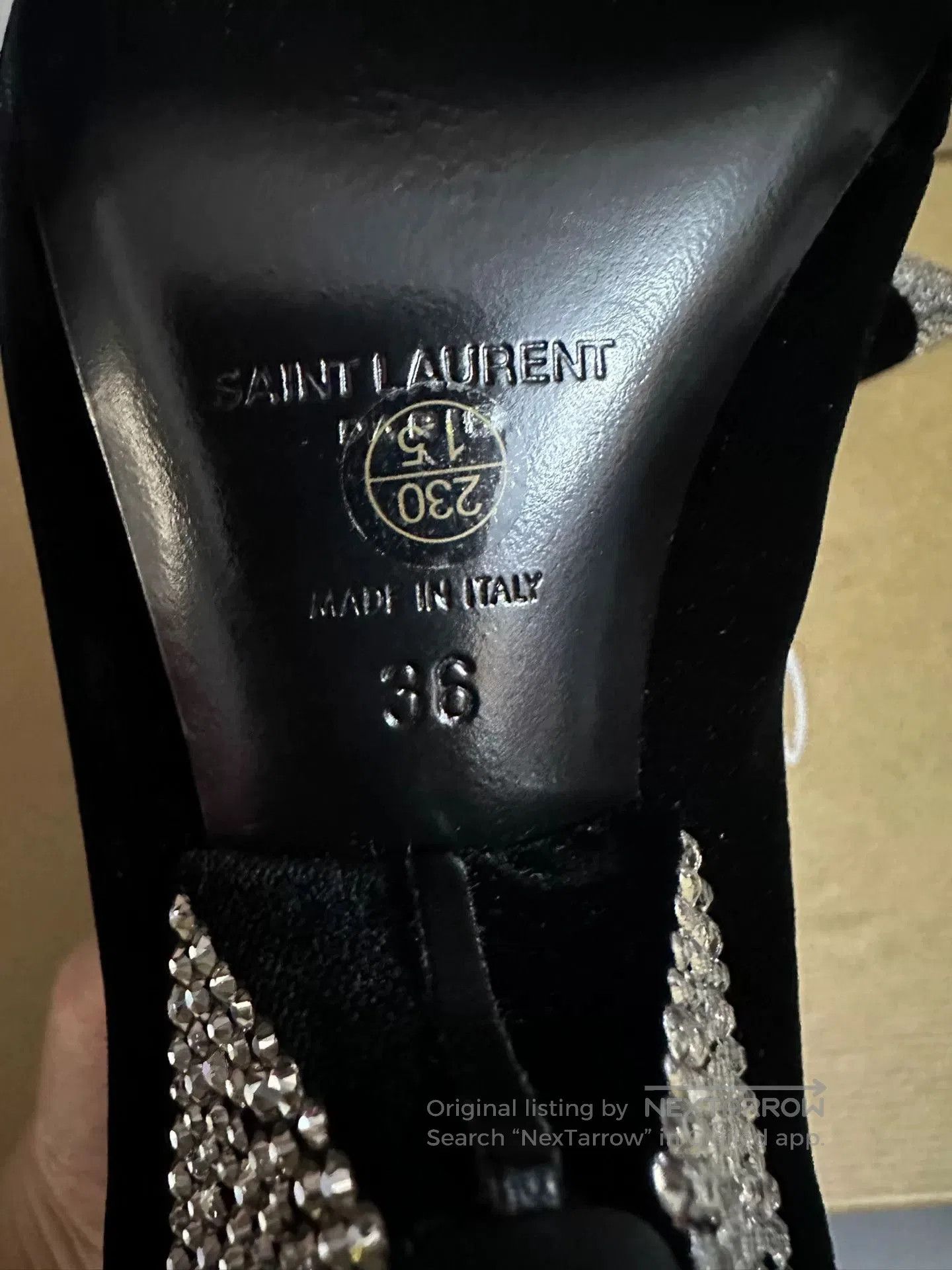 Saint Laurent Paris Saint Laurent YSL 2018 Runway Lace Ribbon Heels. Size US 5 / IT 35 - 4 Thumbnail