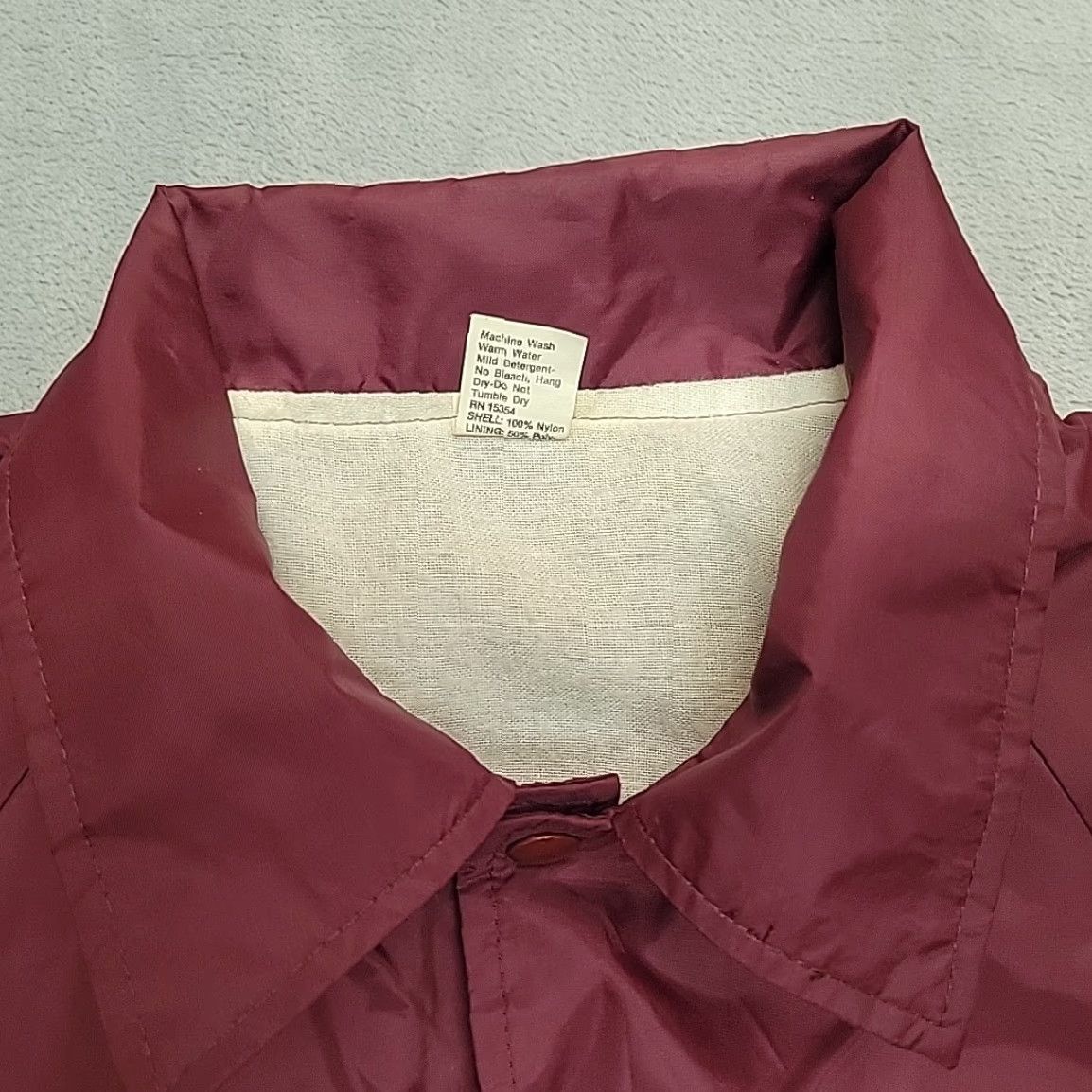 Coach VINTAGE Coach Jacket Men Medium Maroon Diamond Bar X Guest Ranch Montana Elk USA Jacket Windbreaker Red Logo Regular Mens Size US M / EU 48-50 / 2 - 3 Thumbnail