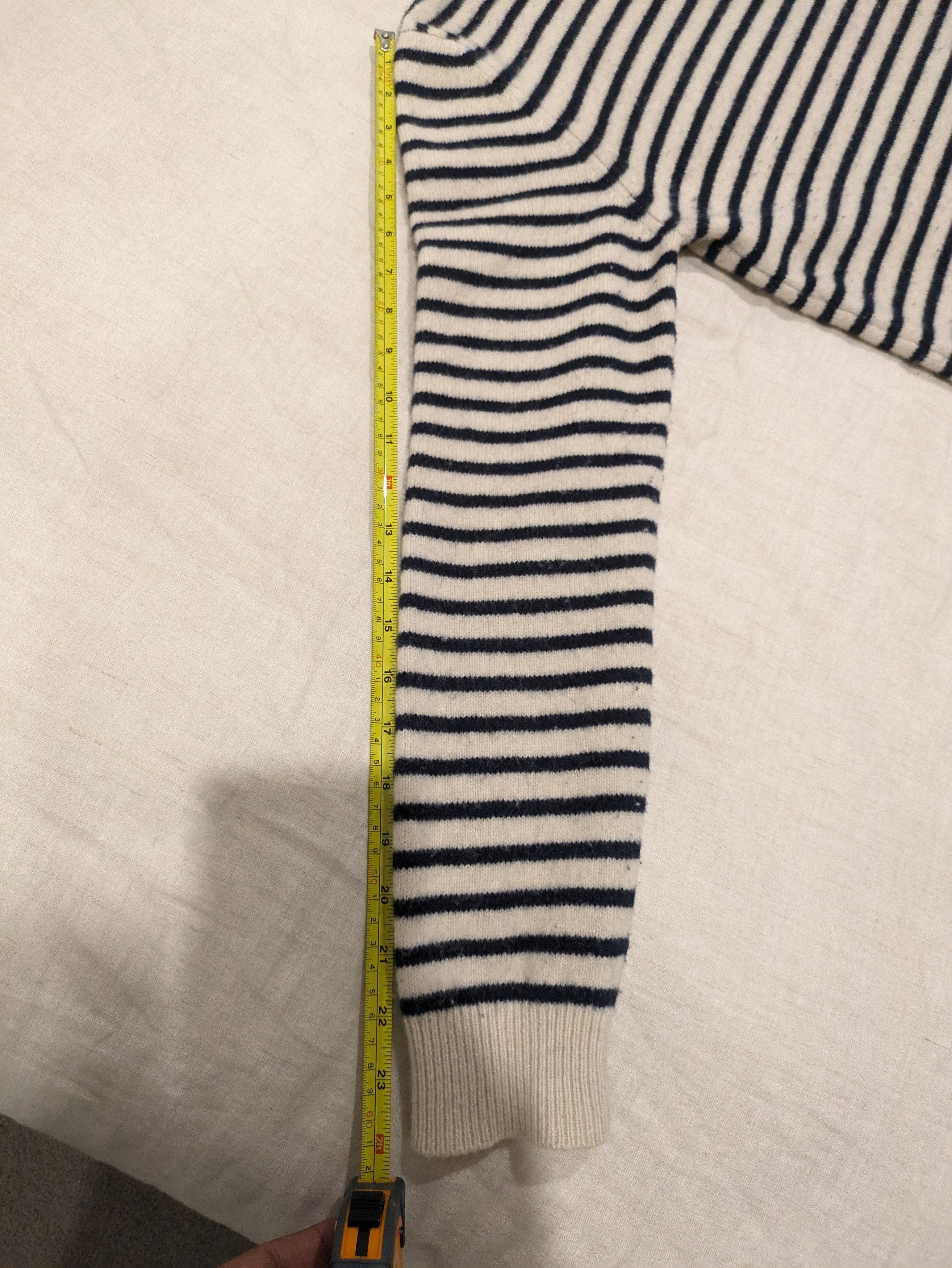A.P.C. Breton Stripe Wool Sweater Size US L / EU 52-54 / 3 - 7 Thumbnail
