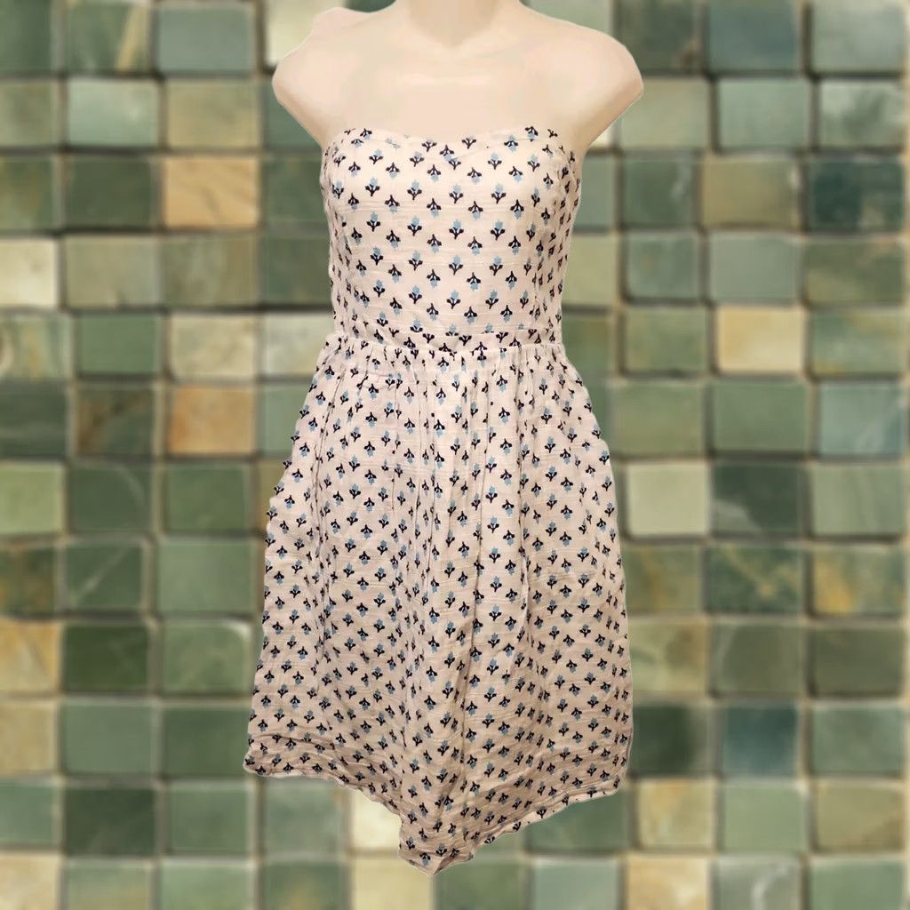 Old Navy Old Navy Womens Floral High Waist Gauze Tube Dress Side Zip Sz 8 Size M / US 6-8 / IT 42-44 - 1 Thumbnail