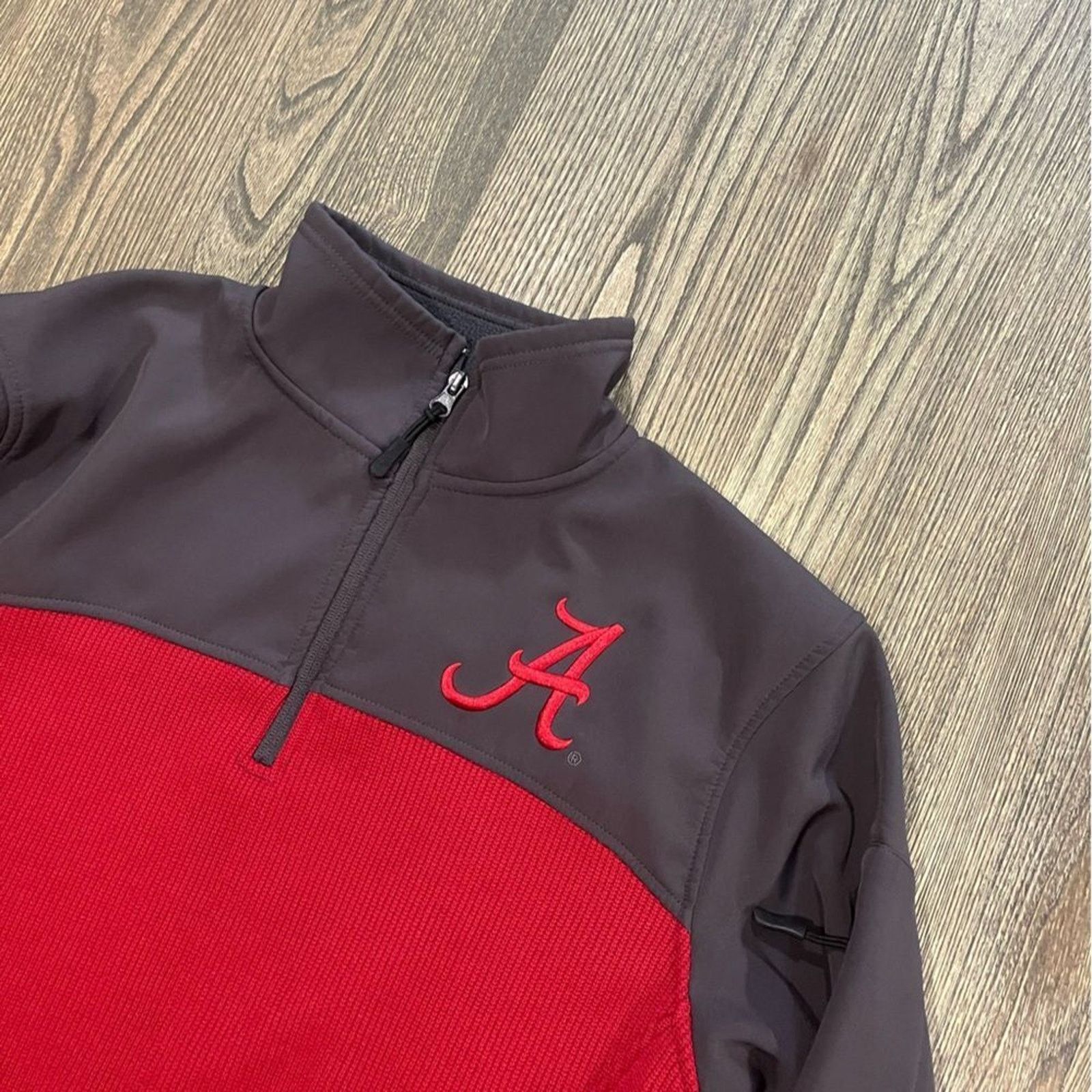 Vintage Colosseum Alabama Crimson Tide Pullover Jacket Zipper M Size US M / EU 48-50 / 2 - 2 Thumbnail