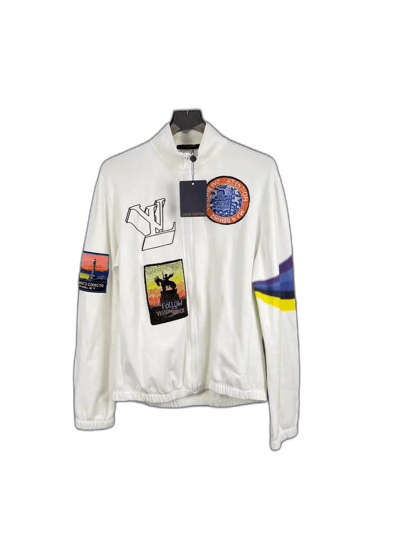 Louis Vuitton Louis Vuitton Embroidered Zipper Jacket with Tags-yf Size US XL / EU 56 / 4 - 1 Thumbnail