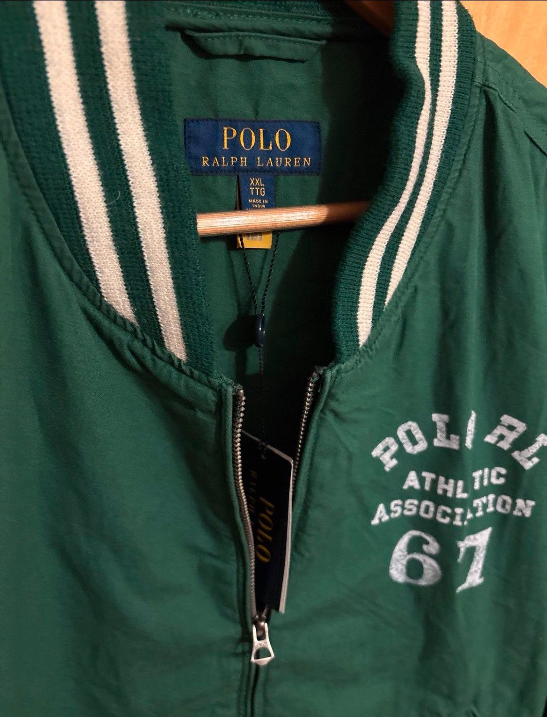 Polo Ralph Lauren Varsity Unlined Bomber Jacket Size US XXL / EU 58 / 5 - 7 Thumbnail