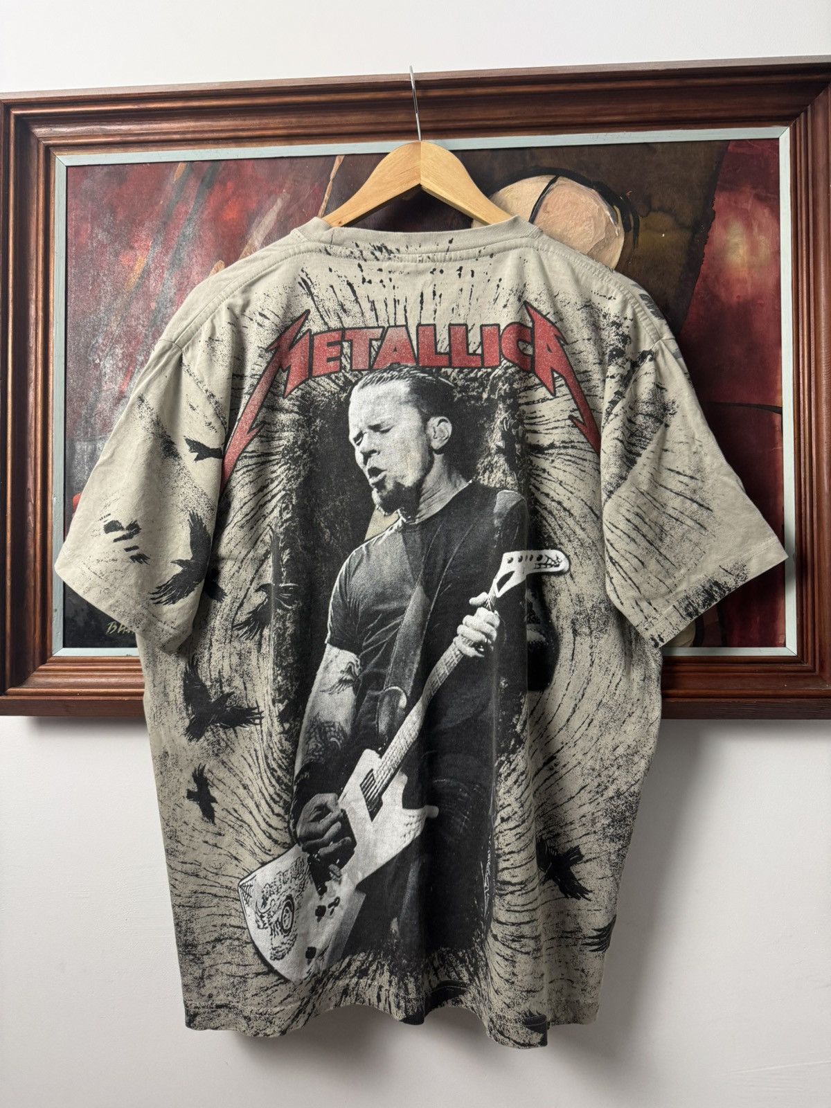 Band Tees Metallica Y2k Vintage Band Tee Fullprint All Over Rock Metal Size US L / EU 52-54 / 3 - 2 Thumbnail
