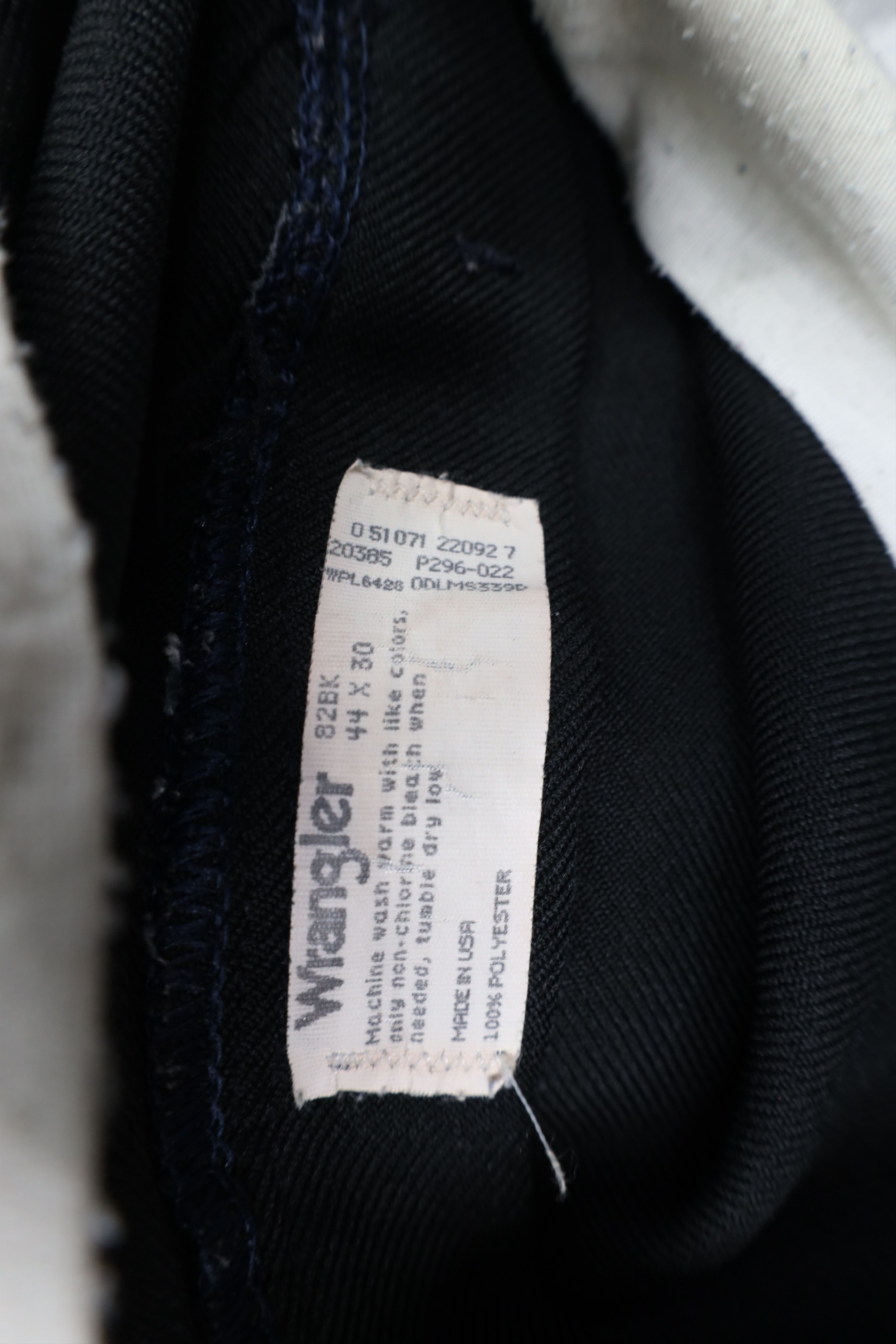 Vintage × Wrangler Vintage 90s Wrangler Wide Leg Bell Bottoms Pants Black USA Size US 44 / EU 60 - 7 Thumbnail