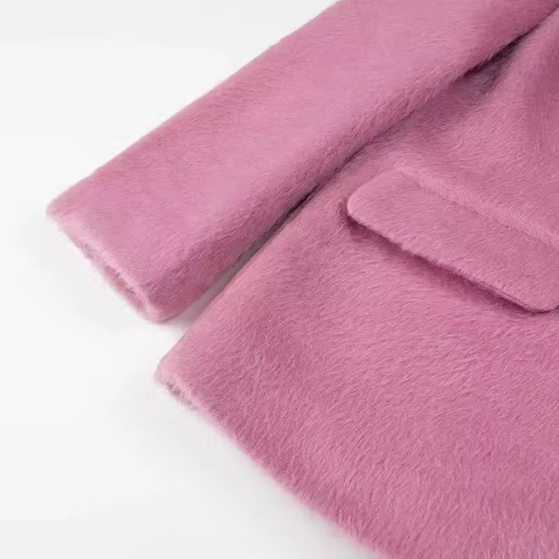 Other Design Plush Fluffy Blazer Pink Elegant Fashion Coat Size M / US 6-8 / IT 42-44 - 10 Thumbnail