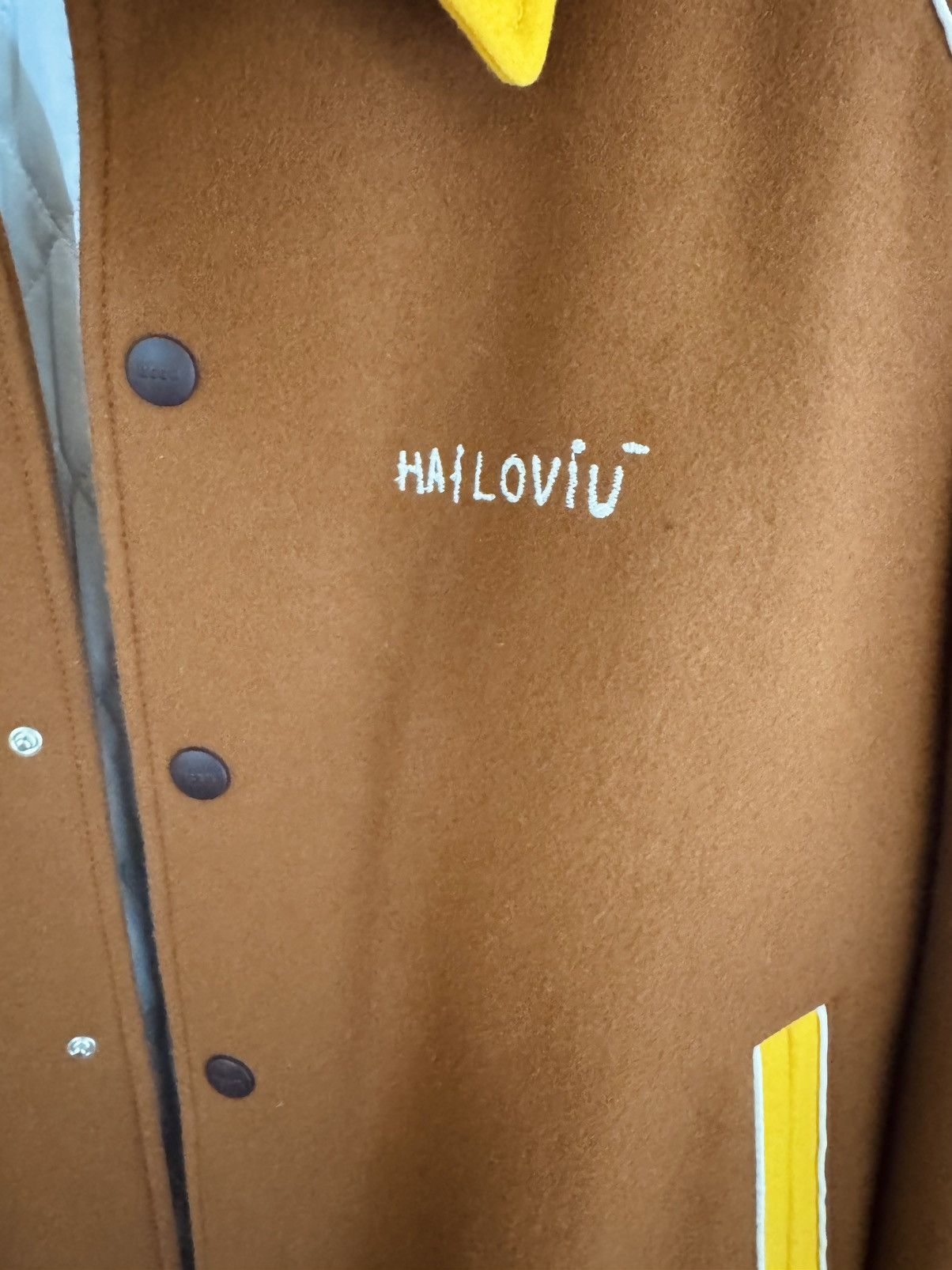 MSGM MSGM University of Causality Milano Brown Wool Bomber Size US M / EU 48-50 / 2 - 5 Thumbnail