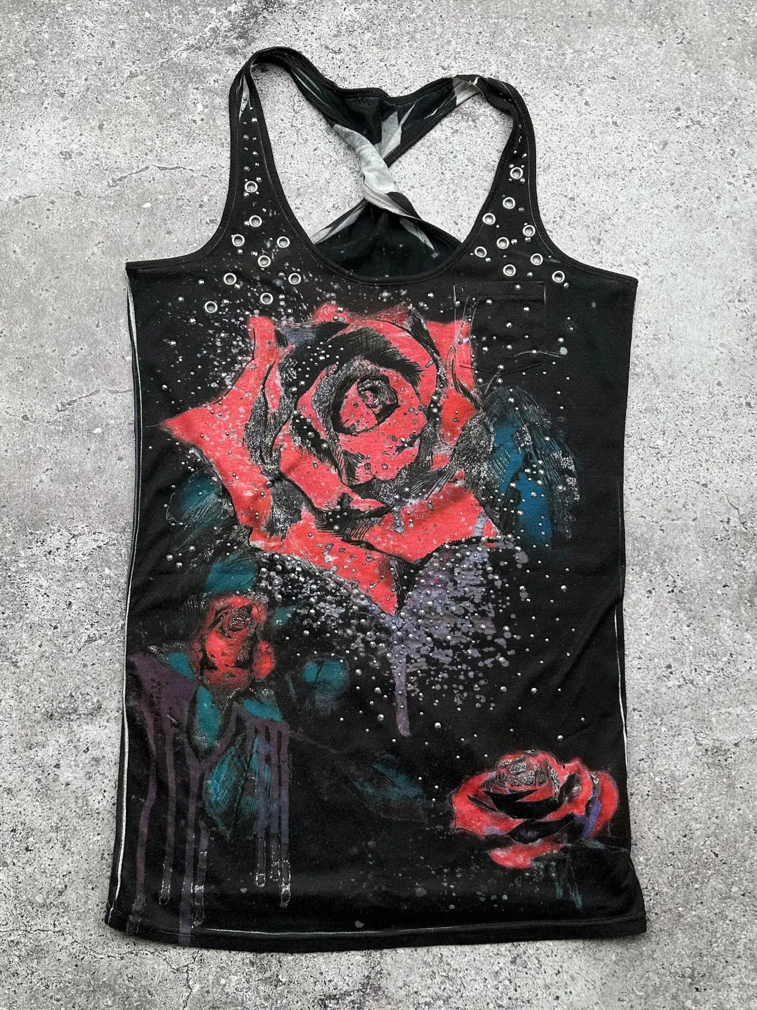 Vintage Printed Tank Top C255