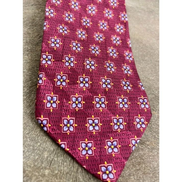 Ermenegildo Zegna Ermenegildo Zegna Daisies Silk Tie Floral Made in Italy Size ONE SIZE - 2 Thumbnail