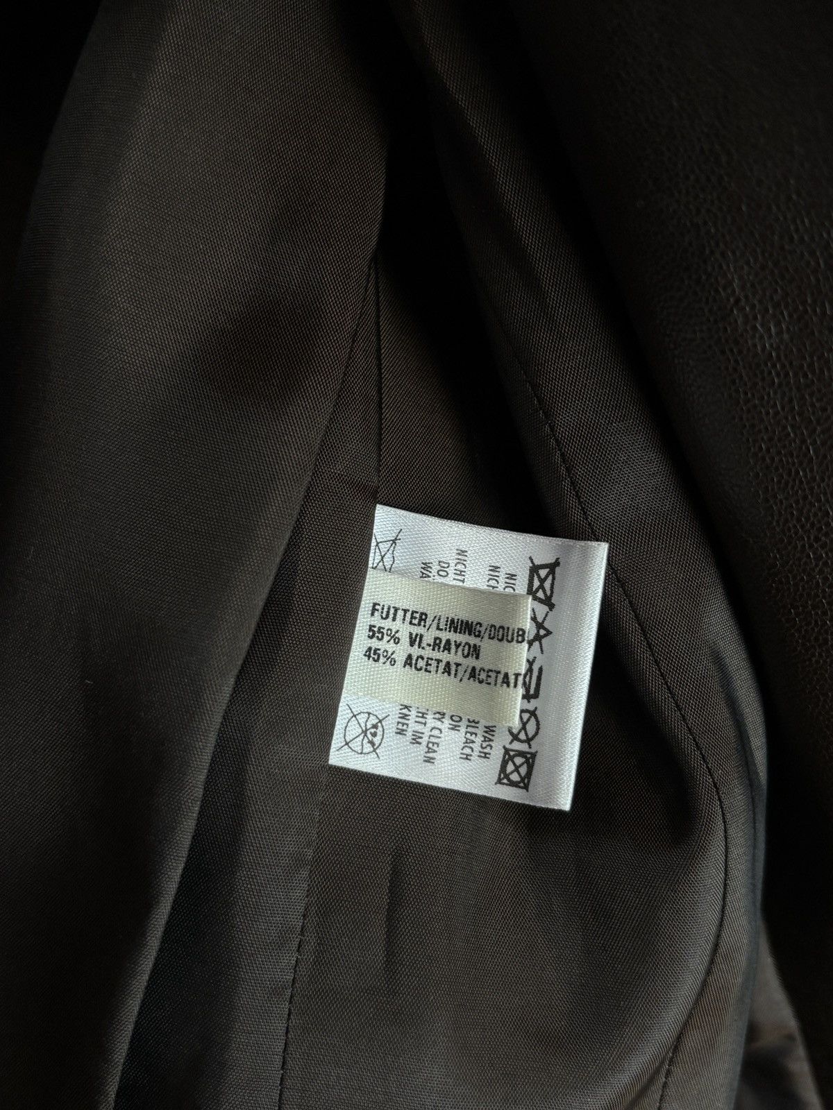 Escada Vintage Escada Luxury Brown Nappa Leather Coat Size S / US 4 / IT 40 - 12 Thumbnail
