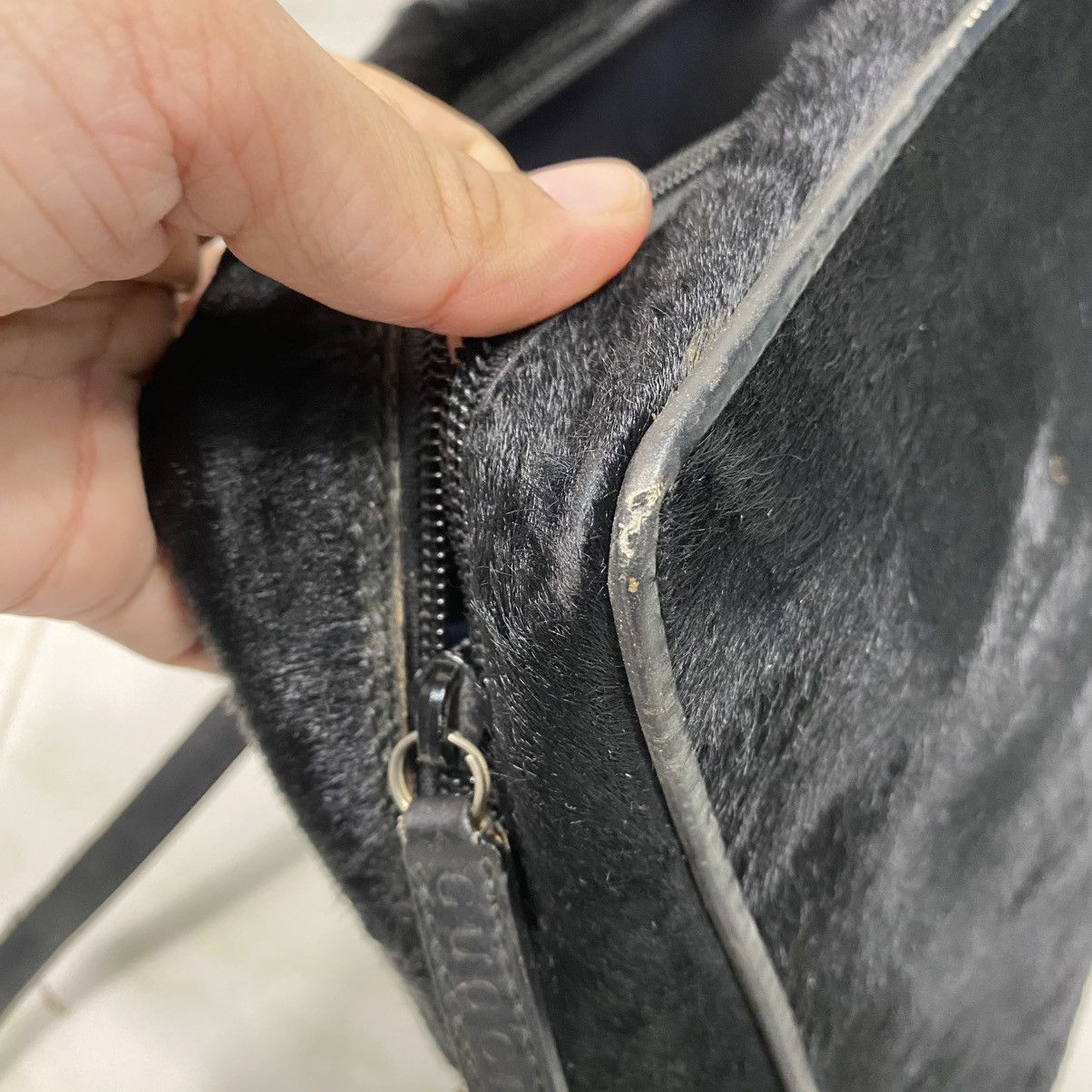 Gucci 🔥VINTAGE GUCCI PONY FUR CROSSBODY BAG Size ONE SIZE - 12 Thumbnail
