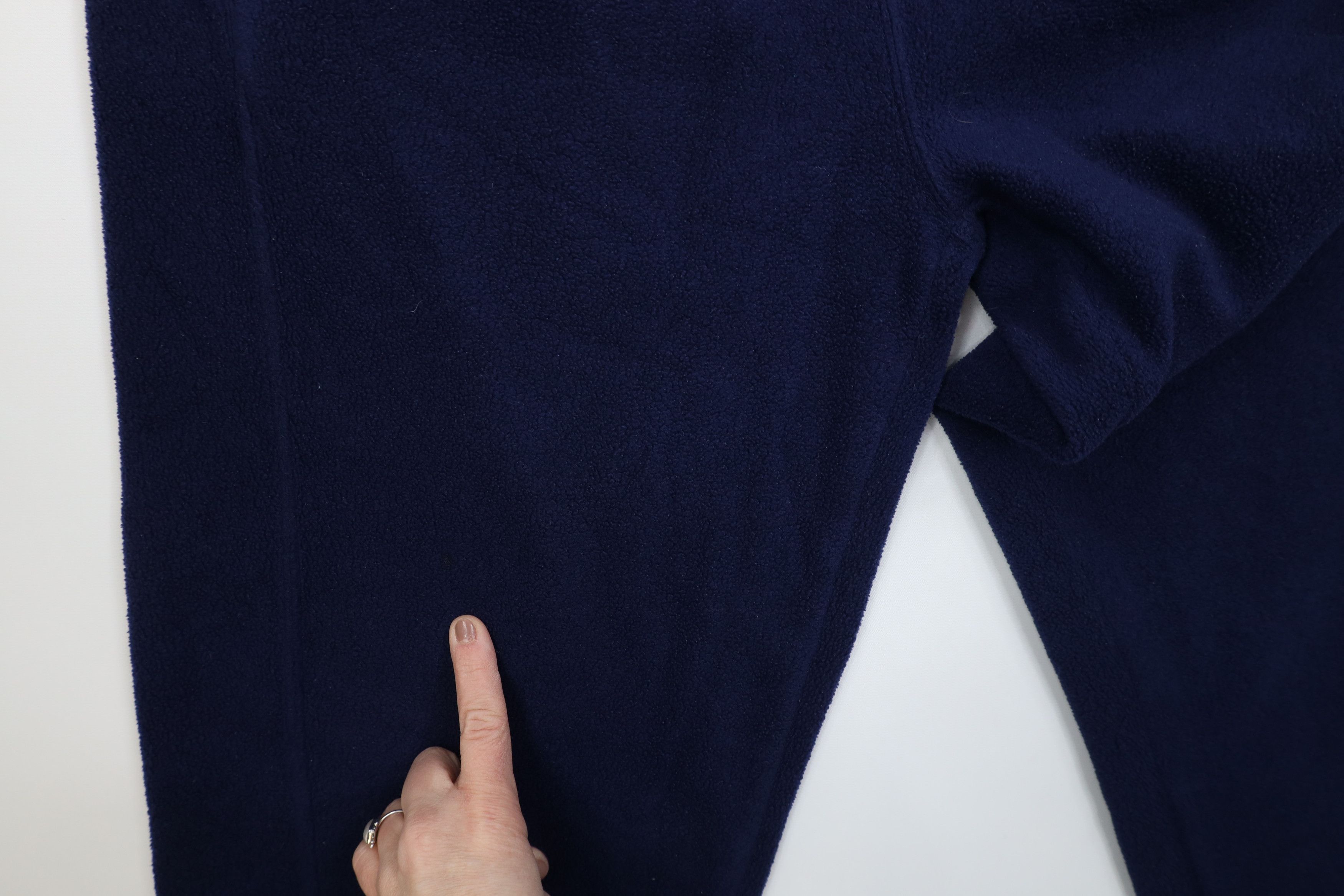 Vintage Vintage 90s Y2K University of Michigan Wide Leg Fleece Pants Size US 34 / EU 50 - 5 Thumbnail
