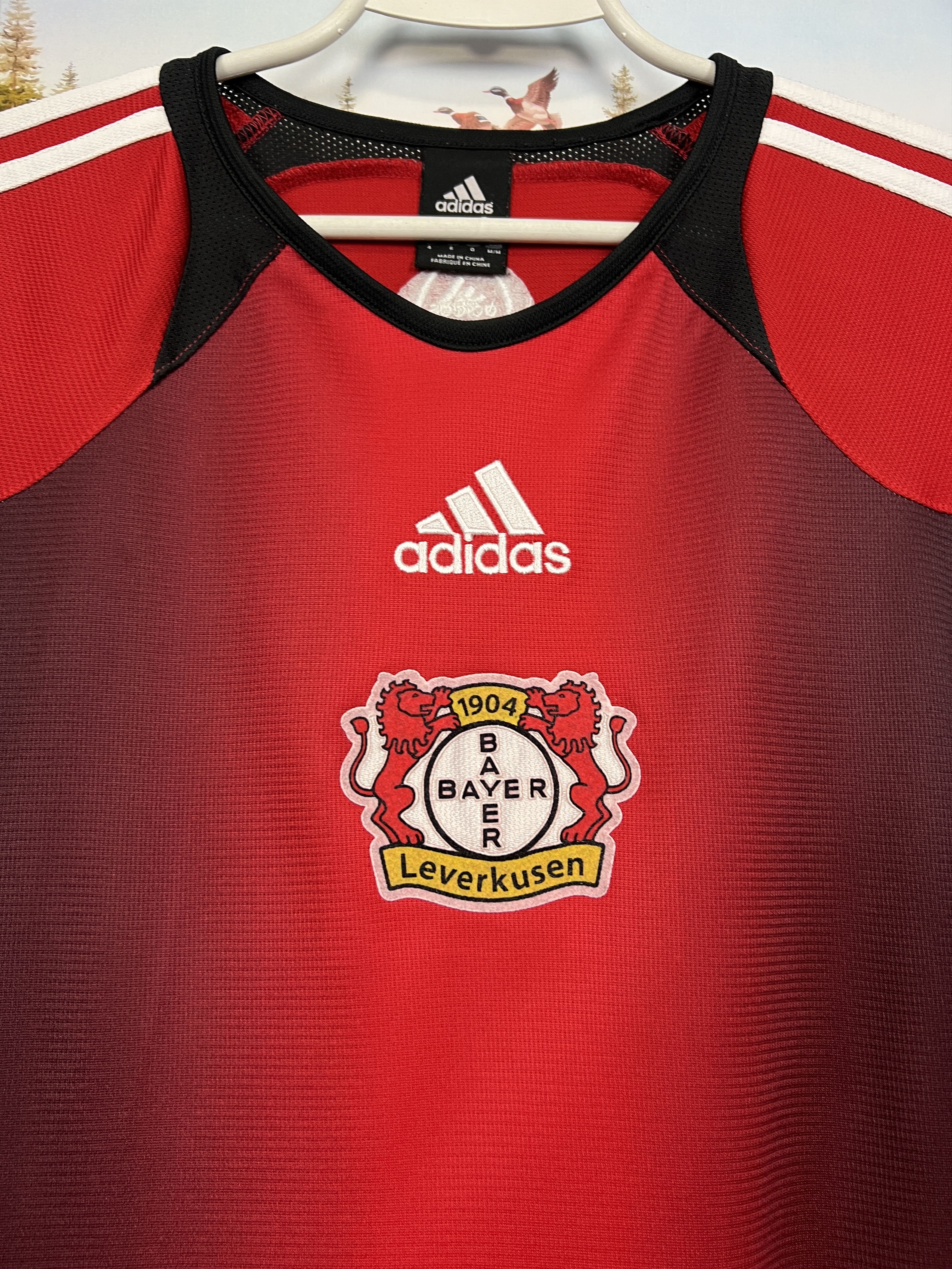 Adidas Vintage Bayer 04 Leverkusen Football Shirt Soccer Tee Hype Size US M / EU 48-50 / 2 - 3 Thumbnail