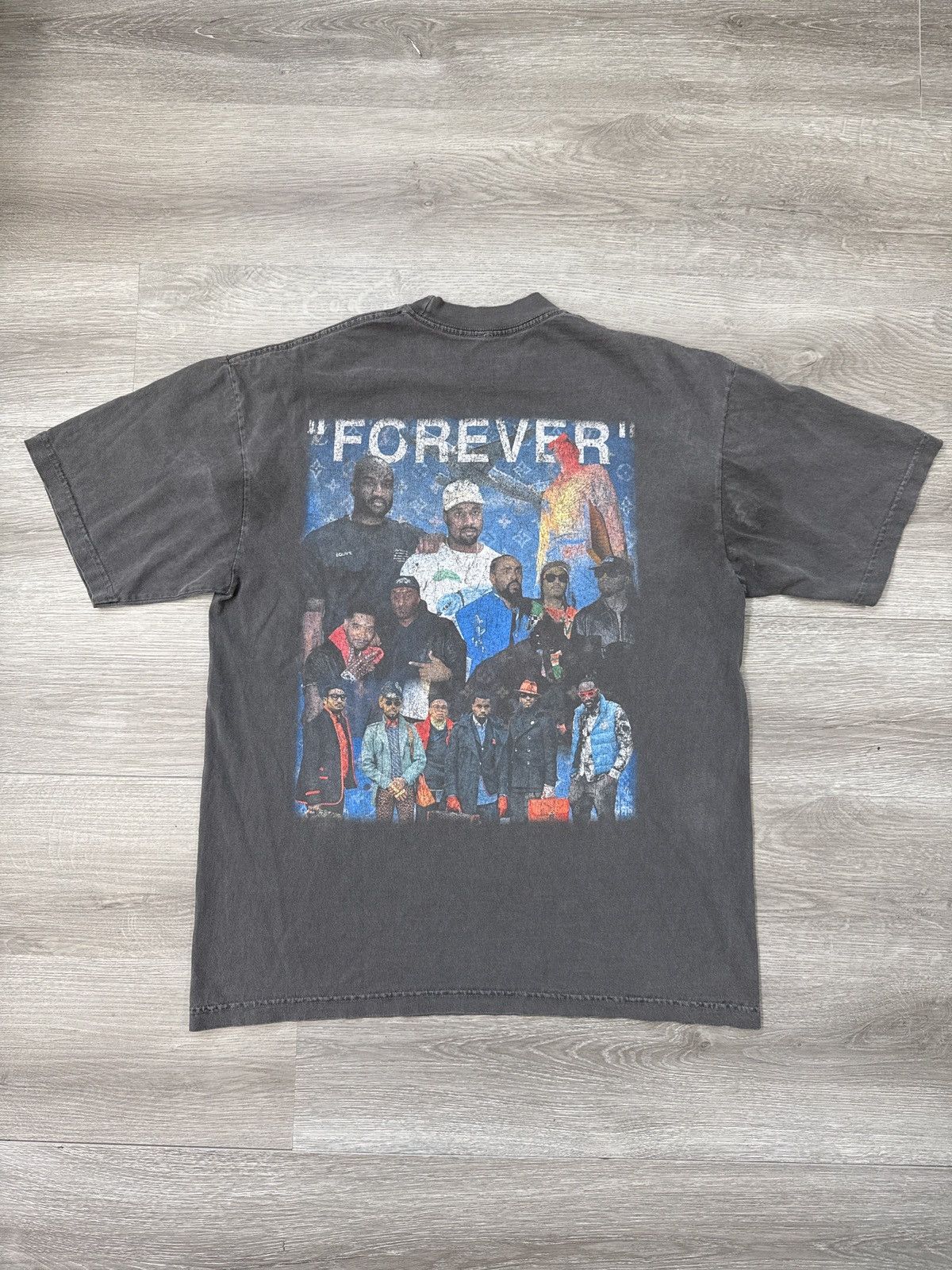 Richie Le Collection × Vintage Virgil Abloh Vintage Forever Tee Black Size Medium Size US M / EU 48-50 / 2 - 4 Thumbnail