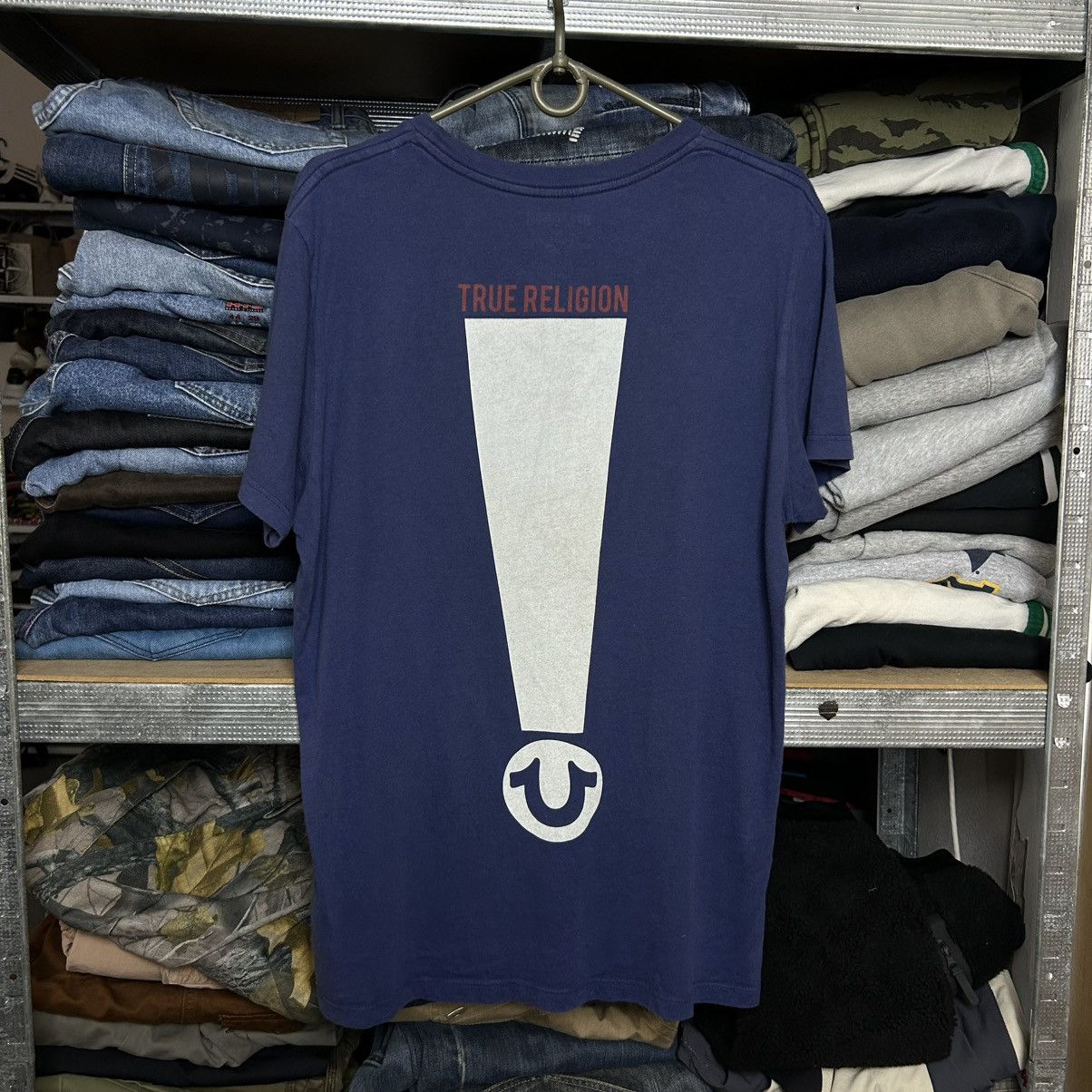 True Religion Mens True Religion Big logo Streetwear Japanese y2k tee Size US M / EU 48-50 / 2 - 2 Thumbnail