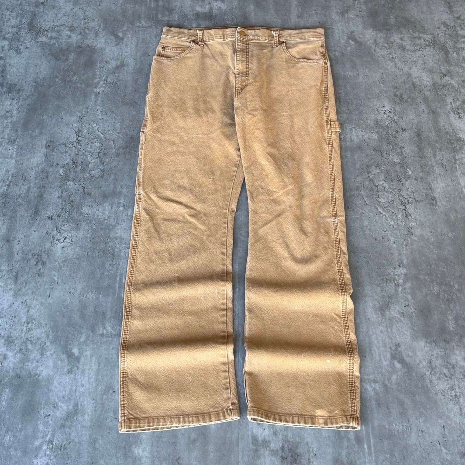 Dickies × Vintage Vintage Y2K Carhartt Style Baggy Opium Carpenter Pants Size US 35 - 2 Thumbnail