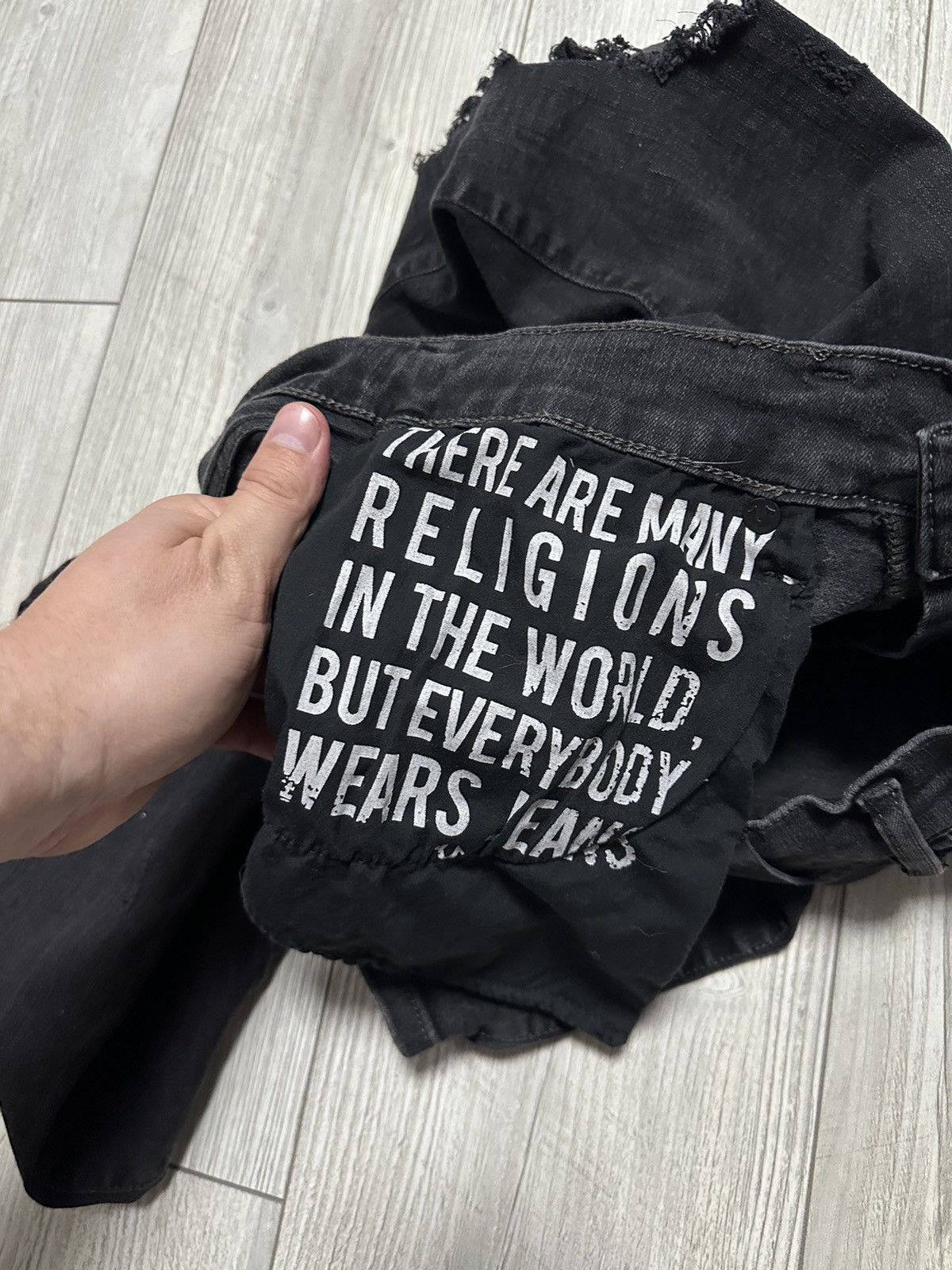 True Religion True Religion Distressed New Rocco Jeans Skinny Size US 34 / EU 50 - 18 Thumbnail