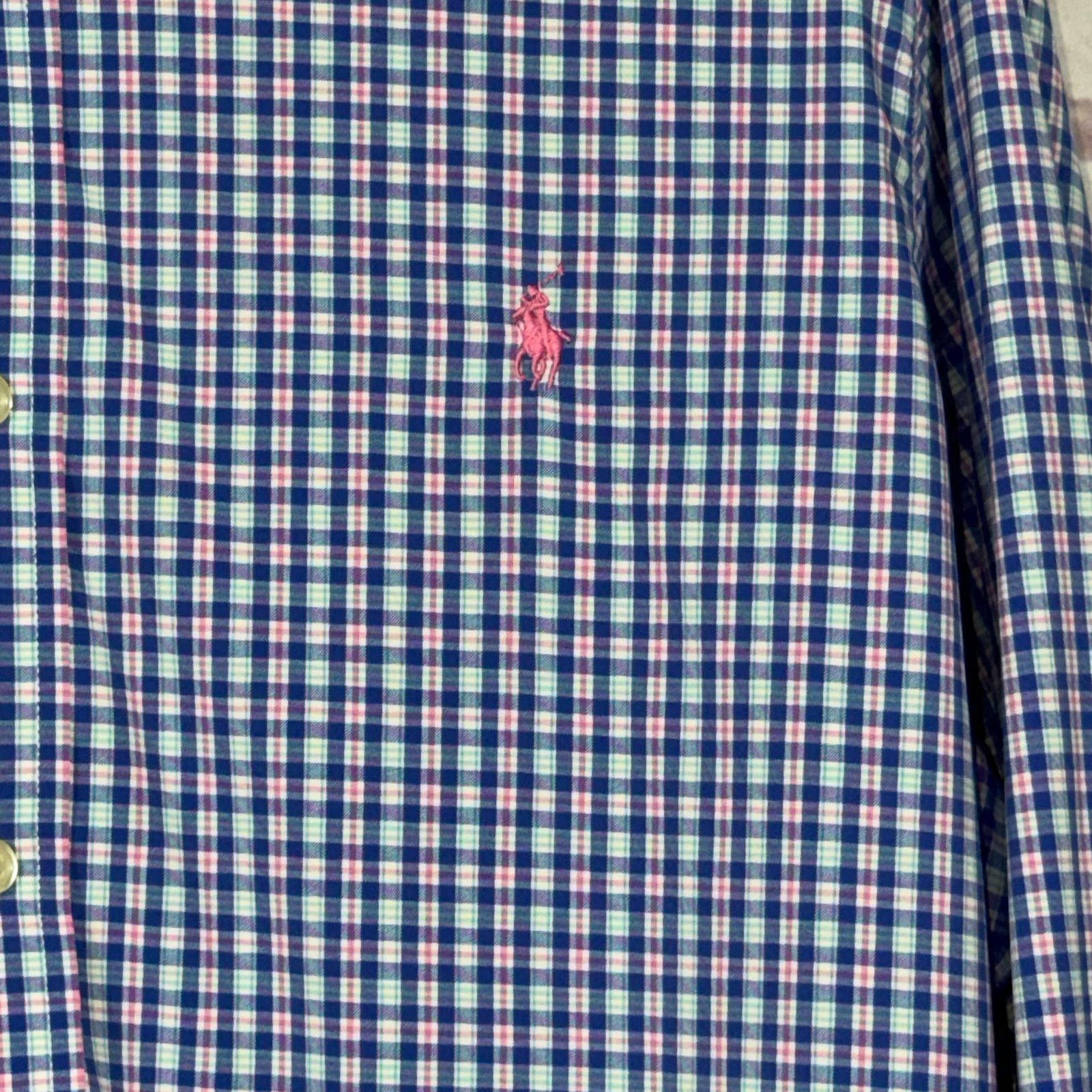 Polo Ralph Lauren Ralph Lauren Large Slim Fit Checkered Shirt Size US L / EU 52-54 / 3 - 3 Thumbnail