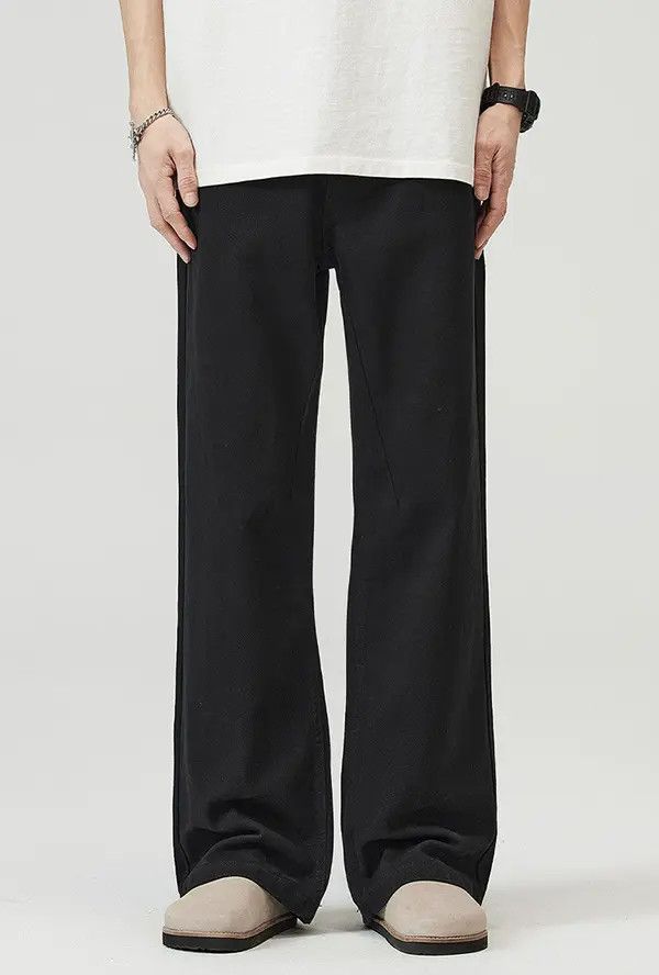 Japanese Brand Takako x Shii Black loose retro straight casual jeans Size US 32 / EU 48 - 1 Thumbnail