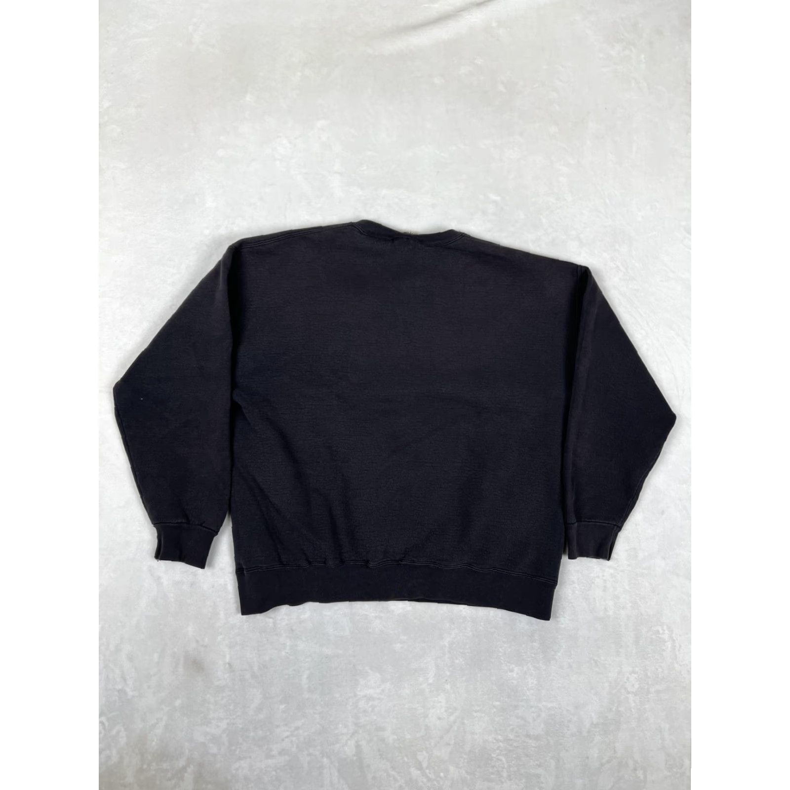 Vintage VINTAGE Cheetah Sweatshirt Mens XL Black Blank Fleece Crewneck USA Made Pullover Size US XL / EU 56 / 4 - 6 Thumbnail