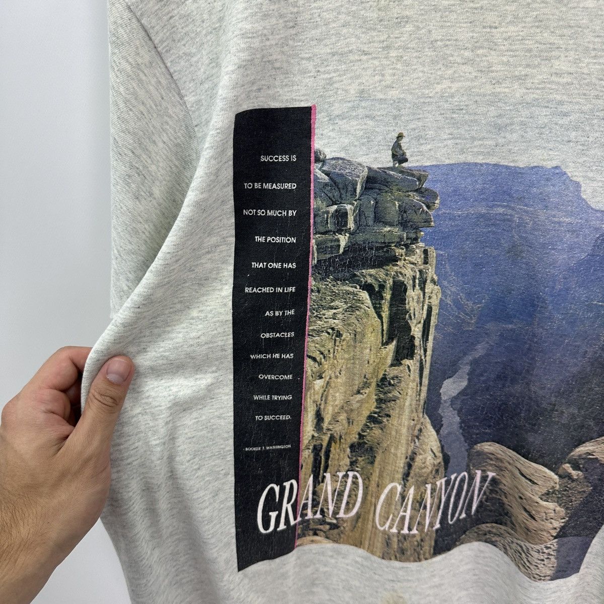 Fruit Of The Loom Vintage 90s Grand Canyon Washington FOTL tee y2k single Size US L / EU 52-54 / 3 - 6 Thumbnail