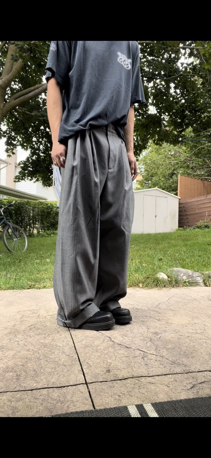 System System Wide Leg Trouser (Rare) Size US 34 / EU 50 - 5 Thumbnail