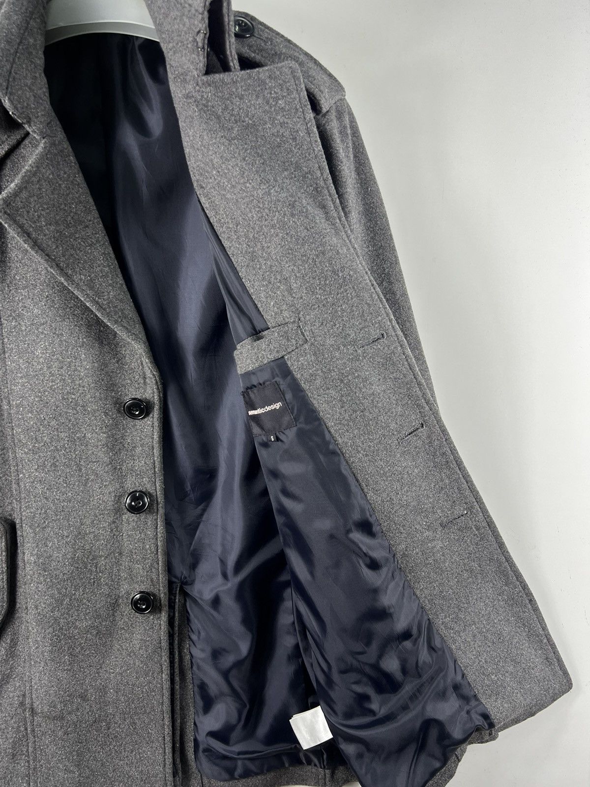 If Six Was Nine × Japanese Brand × semanticdesign 🔥 Semantic Design wool Coat Size US S / EU 44-46 / 1 - 7 Thumbnail