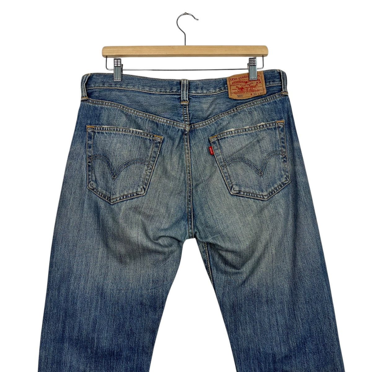 Levi's Vintage Y2k Levis Distressed Denim Size US 34 / EU 50 - 10 Thumbnail