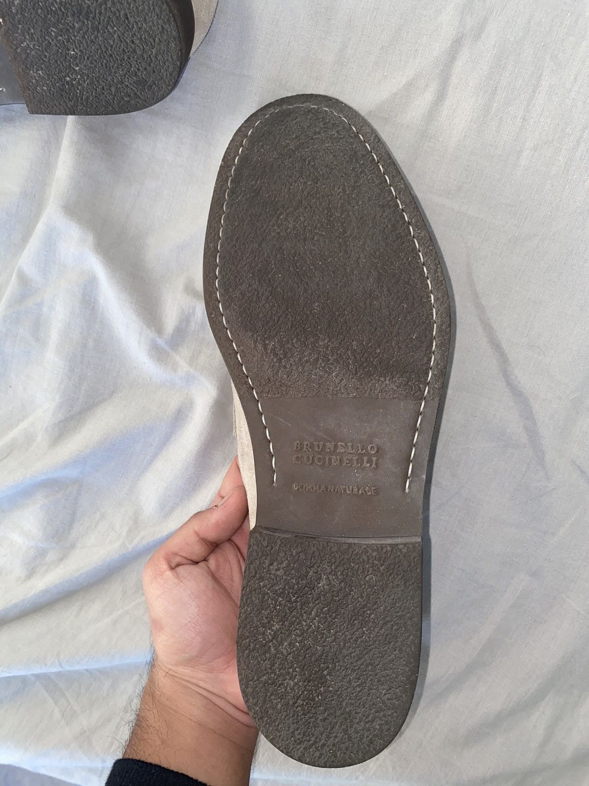 Brunello Cucinelli Brunello Cicnelli Suede Penny Loafers Size US 10 / EU 43 - 7 Thumbnail