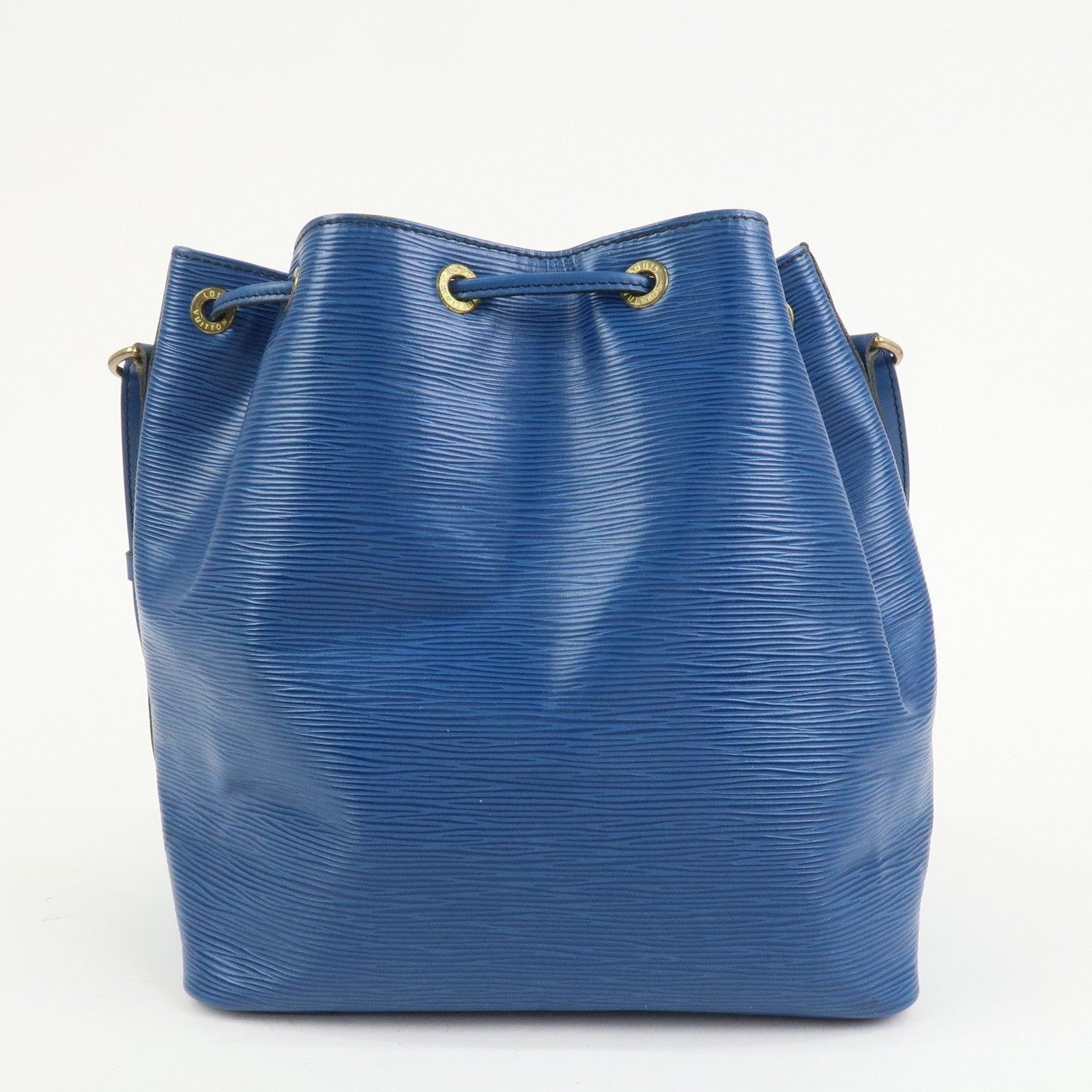Louis Vuitton Louis Vuitton Epi Petit Noe Shoulder Bag Leather Bucket Blue Size ONE SIZE - 2 Thumbnail