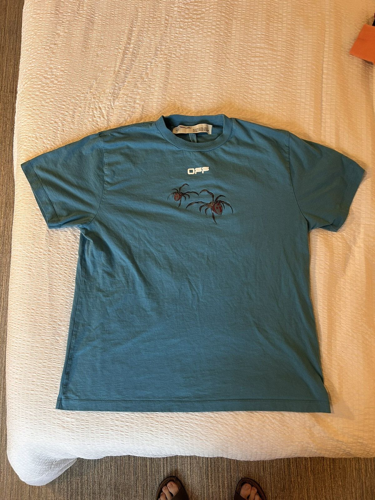 Off-White Arachno Short Sleeve Blue LOOSE