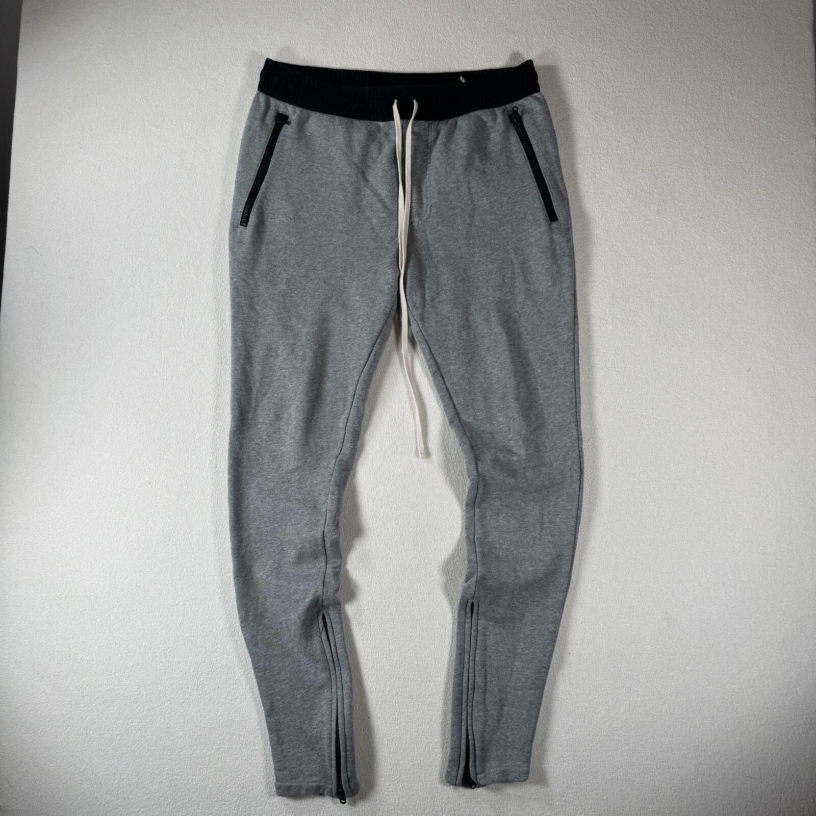 Fear of God Essentials Fear Of God Fog Light Grey Cotton Joggers Size US 32 / EU 48 - 1 Thumbnail