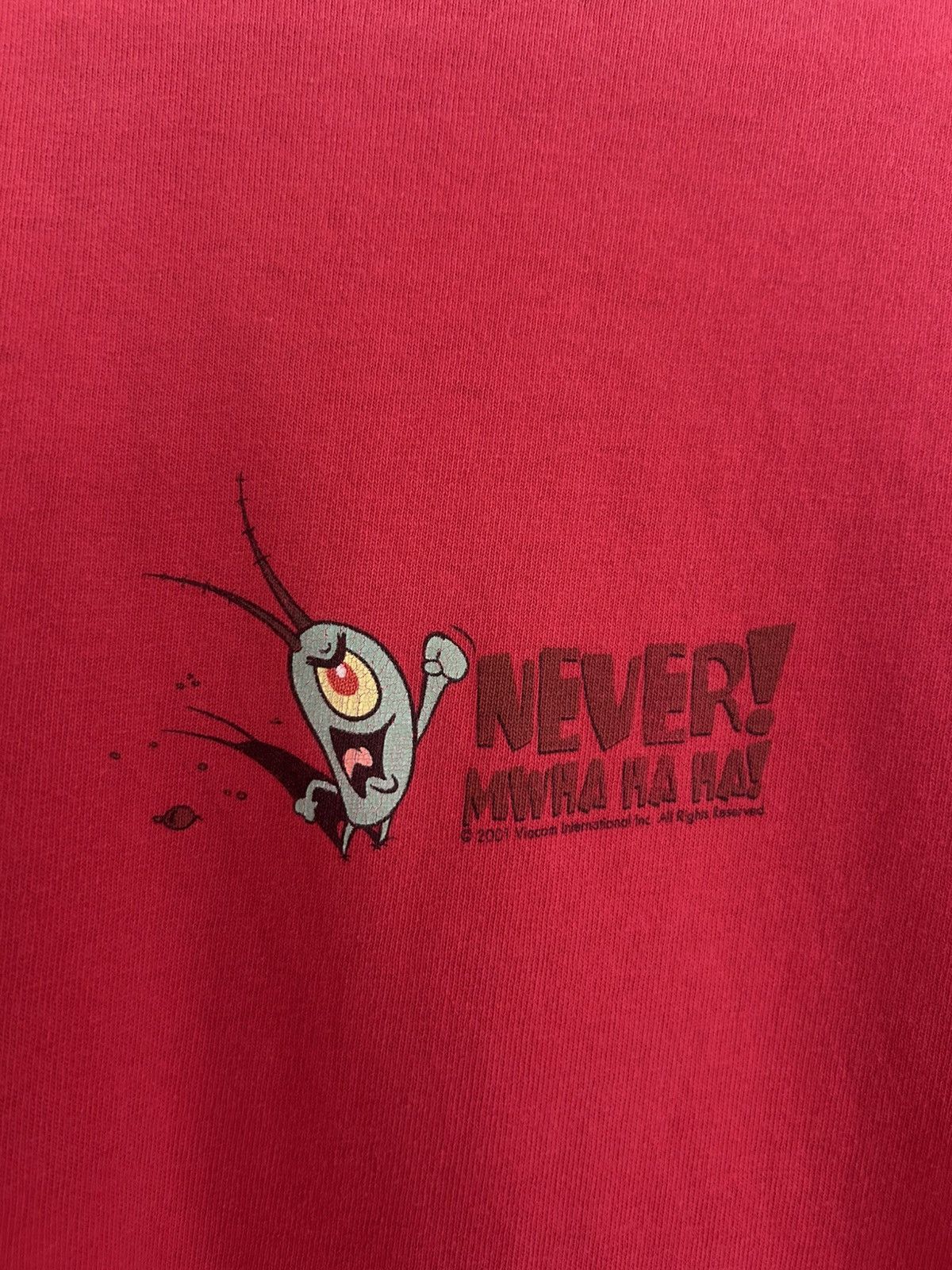 Nickelodeon ‘01 Spongebob Squarepants ‘Leave My Brain Alone’ Graphic Tee Size US XL / EU 56 / 4 - 6 Thumbnail