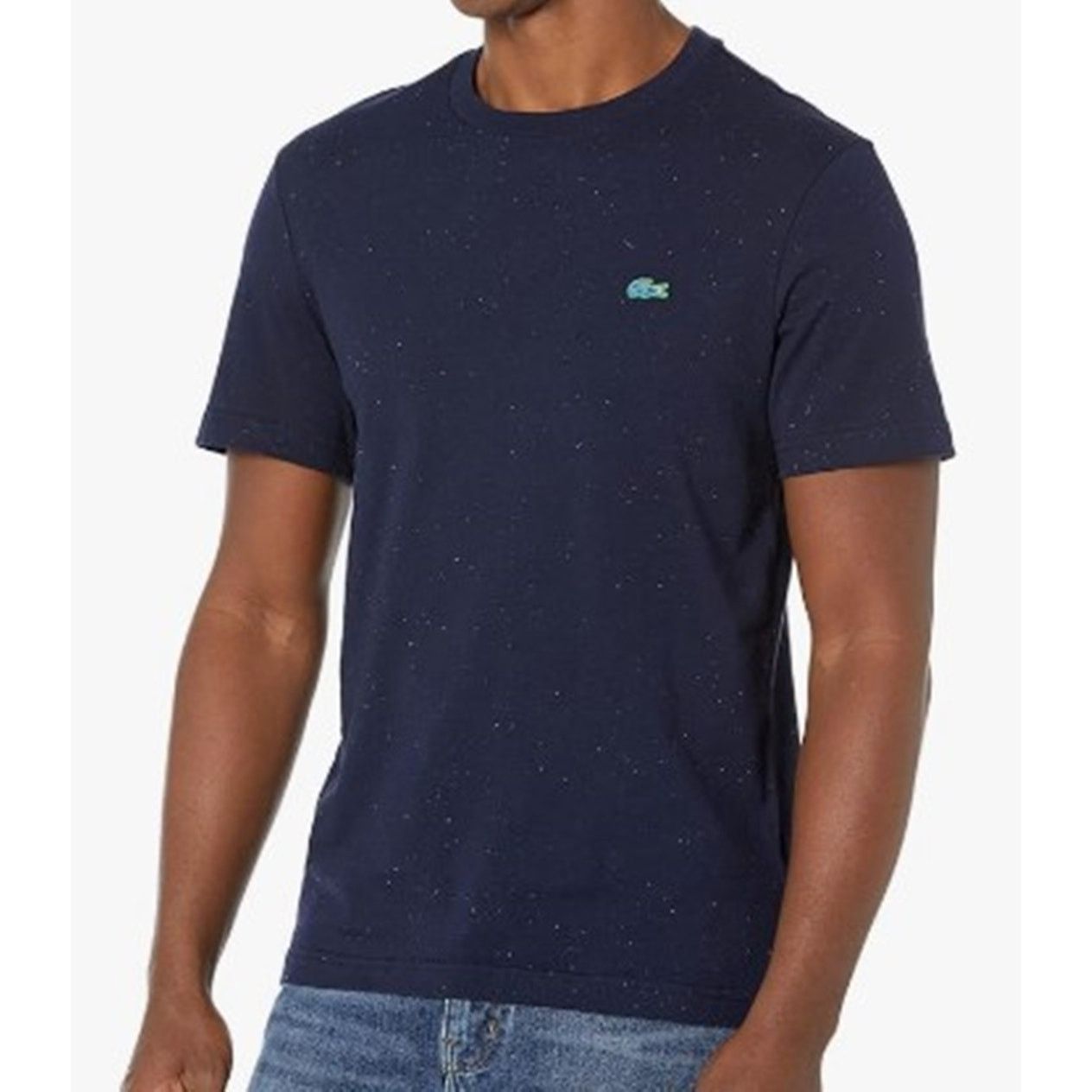 Lacoste Lacoste Men's Regular Fit Speckled Print Cotton T-Shirt XL Size US XL / EU 56 / 4 - 1 Thumbnail