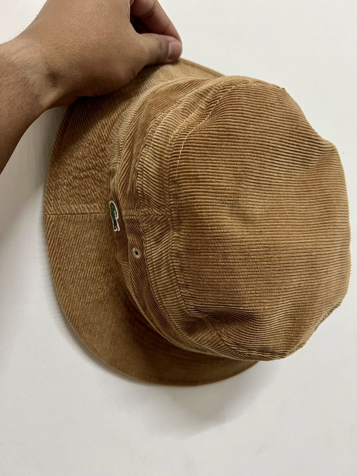 Lacoste Vintage Lacoste Corduroy Bucket Hat Size ONE SIZE - 4 Thumbnail