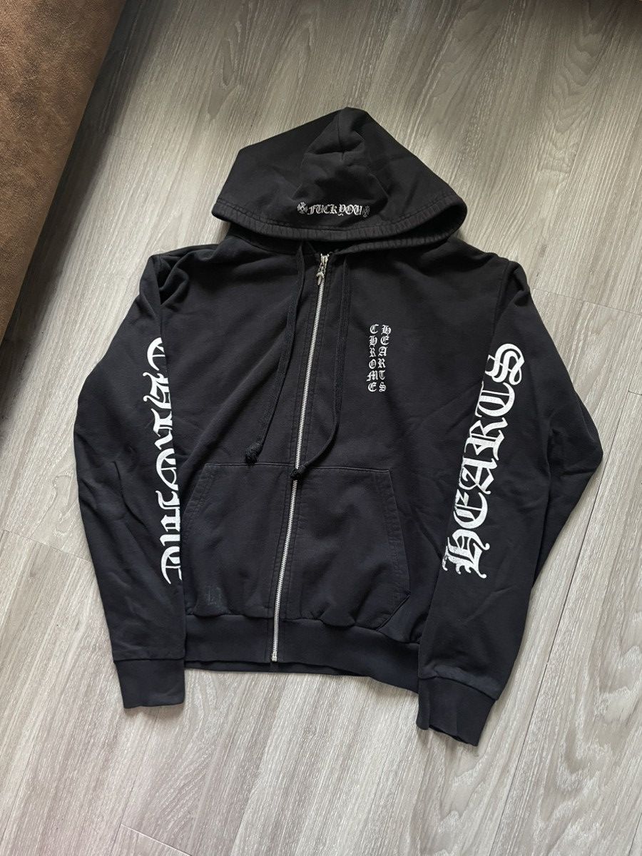 Chrome Hearts Vertical Logo FU FUCK
