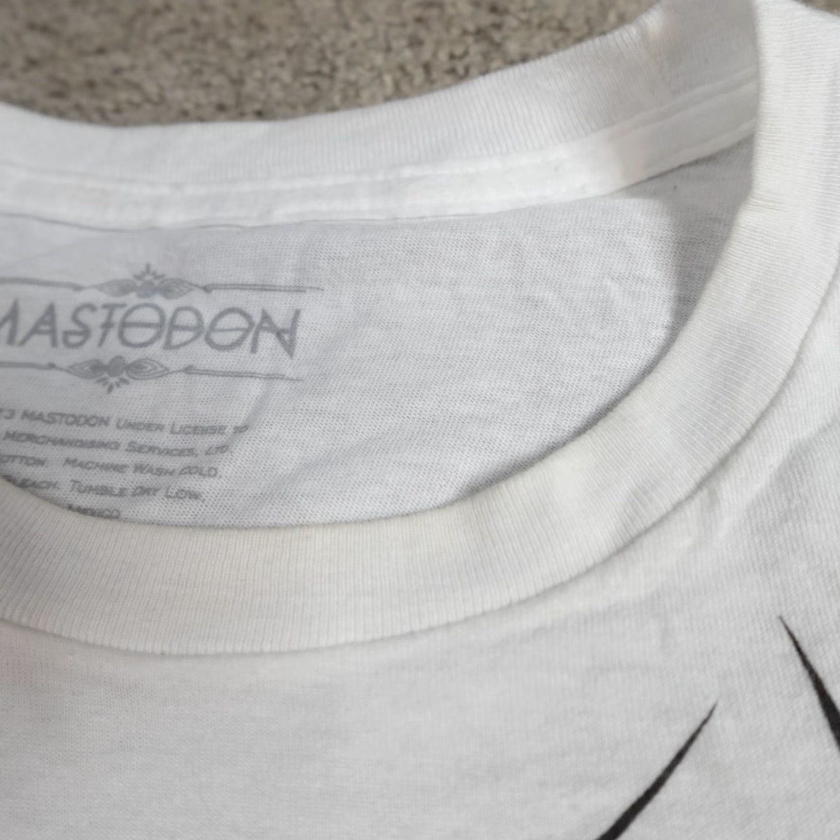 Vintage VINTAGE Mastodon Shirt 3XL Black Crew Neck Short Sleeve Men Band T-Shirt Size US XXL / EU 58 / 5 - 3 Thumbnail