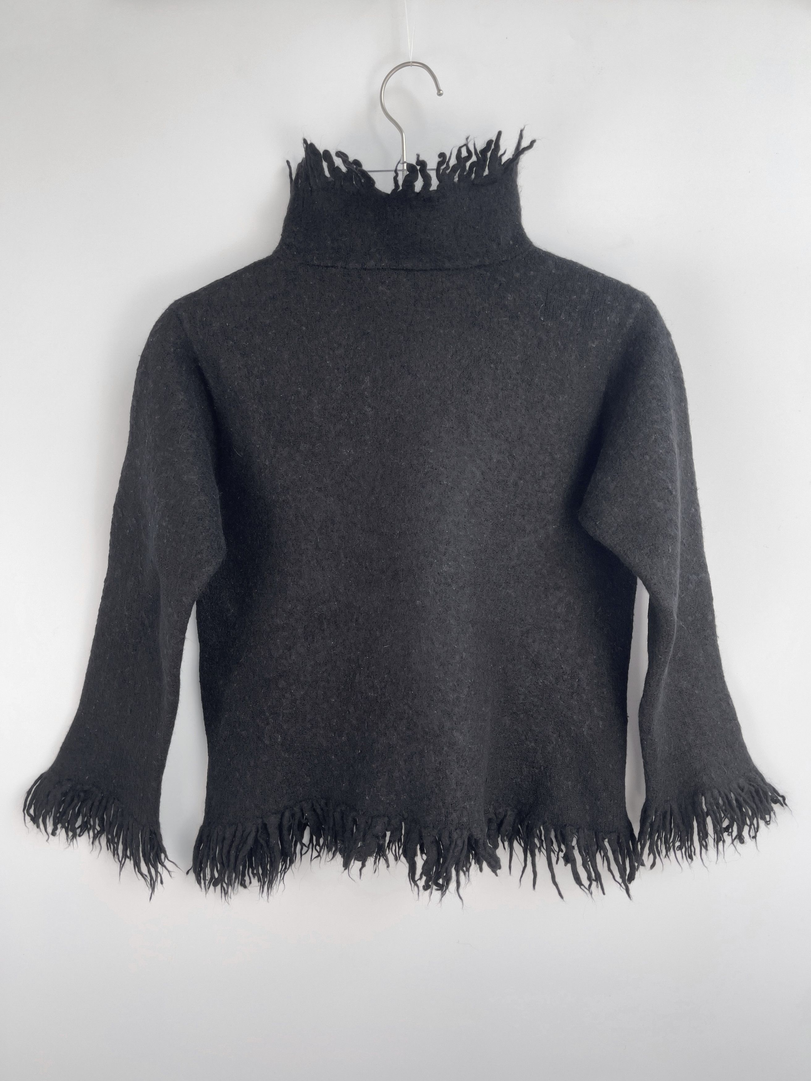 Comme des Garcons Rare AW1992 Tricot Comme des Garcons Fringe Sweater Size US S / EU 44-46 / 1 - 3 Thumbnail
