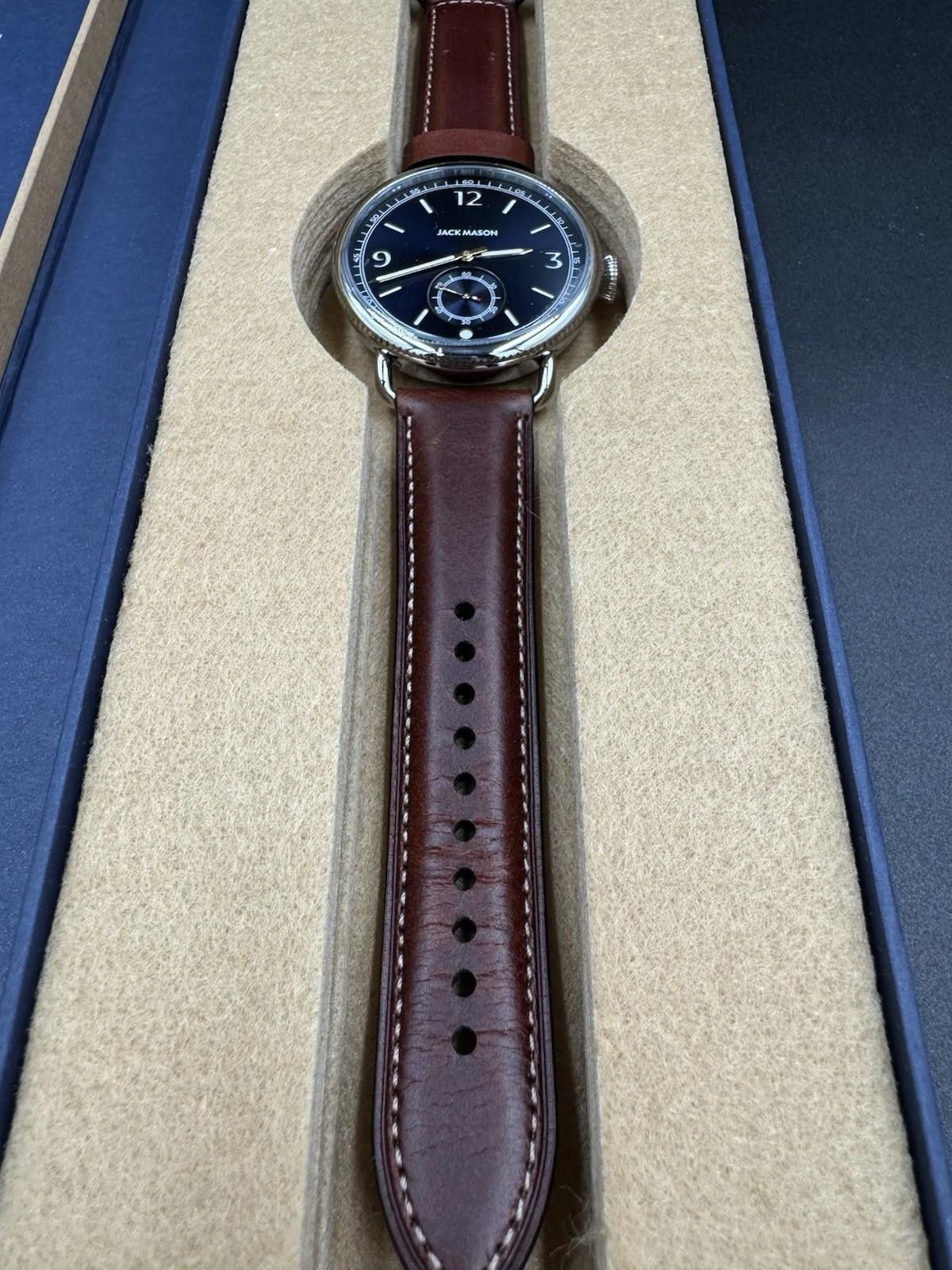 Other Jack Mason JM-A601-003 Avigator 3 Hand - 45mm Warm Grey Dial Size ONE SIZE - 8 Thumbnail