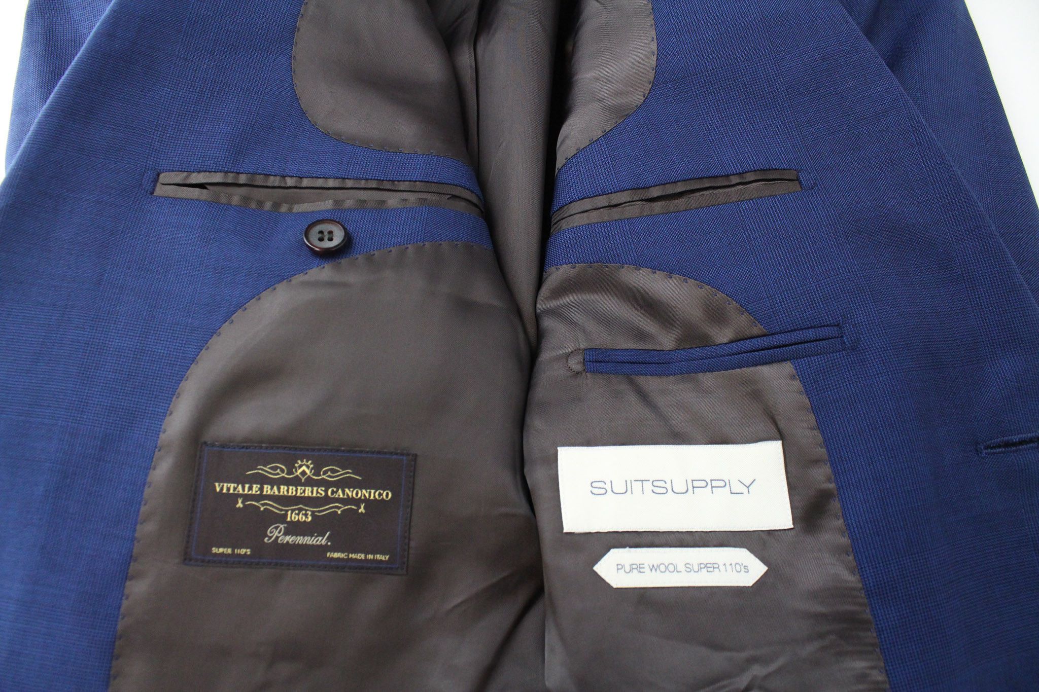 Suitsupply LAZIO UK40R Blue Wool S110s Blazer 67695 Size 40R - 5 Thumbnail