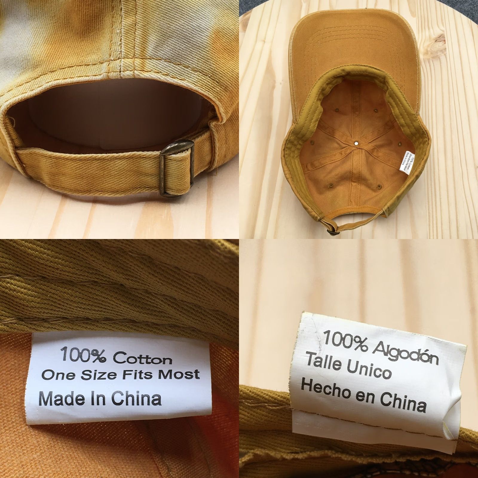 Vintage Save Our Children Baseball Cap Womens Gold One Size Adjustable Curved Brim Size ONE SIZE - 8 Thumbnail