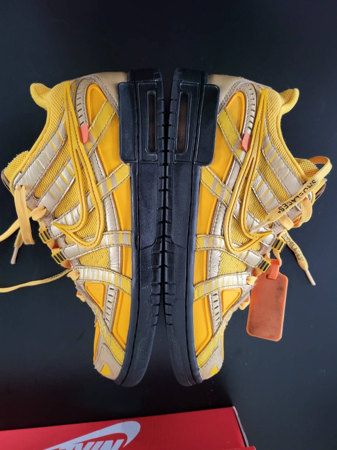 Nike × Off-White Nike x Off-White Rubber Dunk University Gold size Us8.5 Size US 8.5 / EU 41-42 - 12 Thumbnail