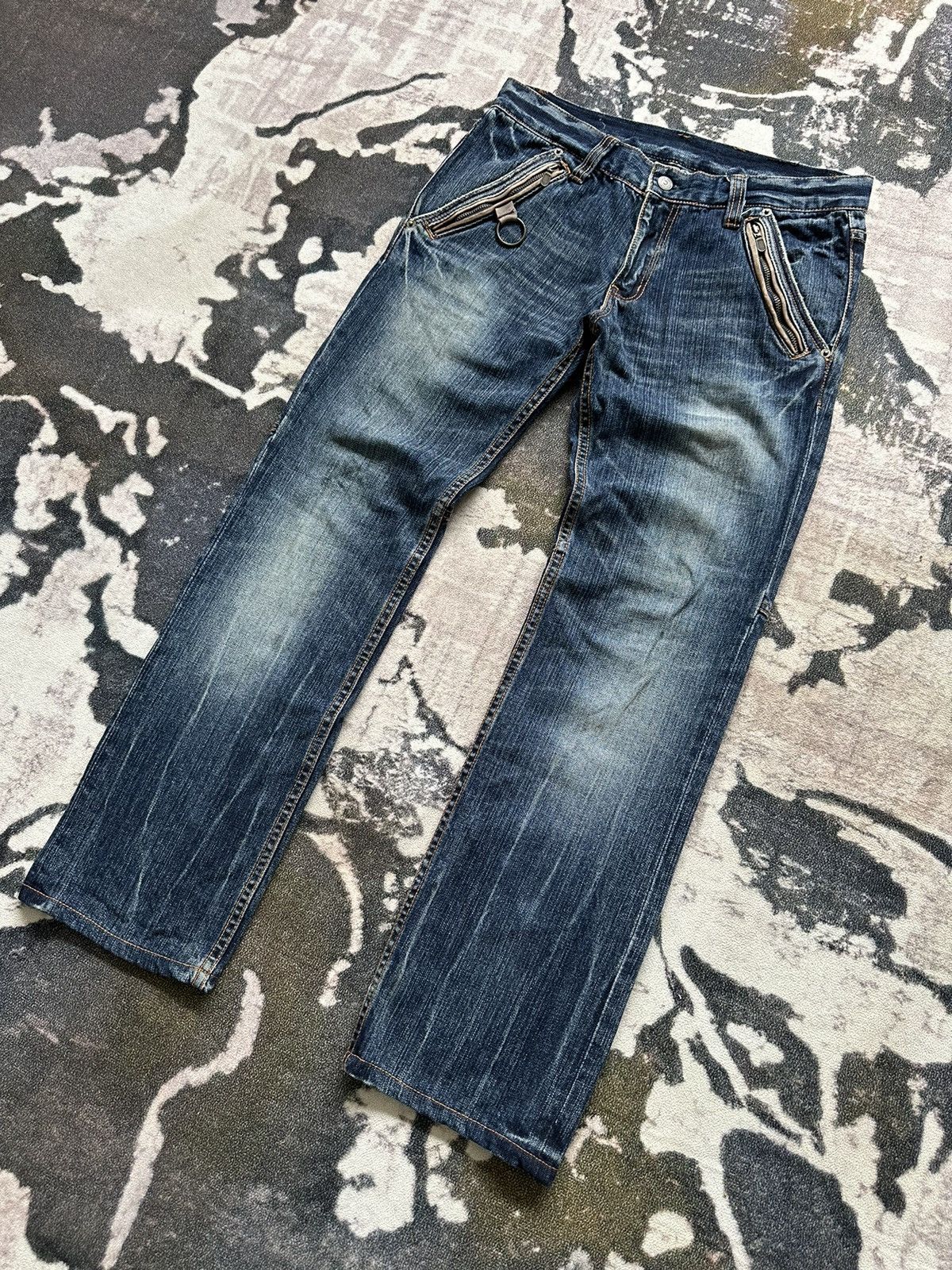 PPFM 2007 PPFM distressed hybrid denim archive Size US 33 - 2 Thumbnail