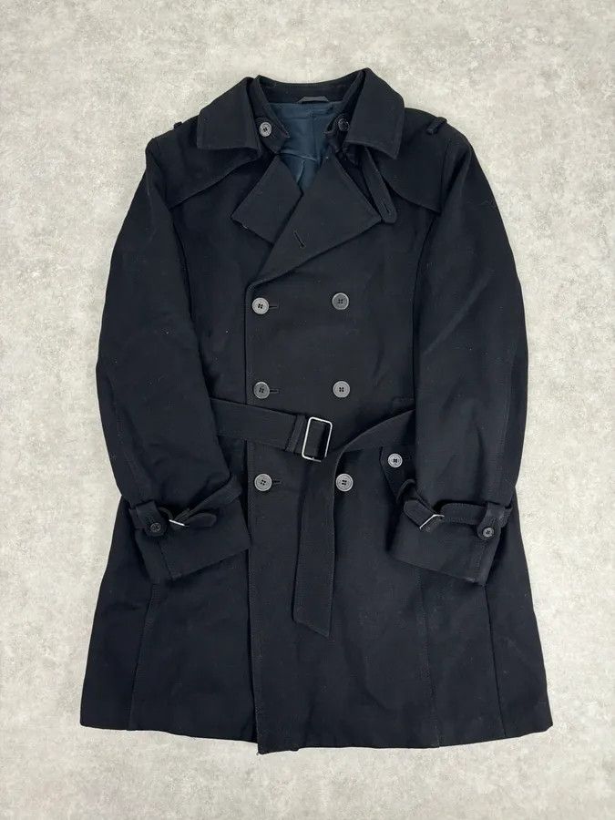 Daniele Alessandrini Daniele Alessandrini Black Classy Trench Coat Size US M / EU 48-50 / 2 - 8 Thumbnail