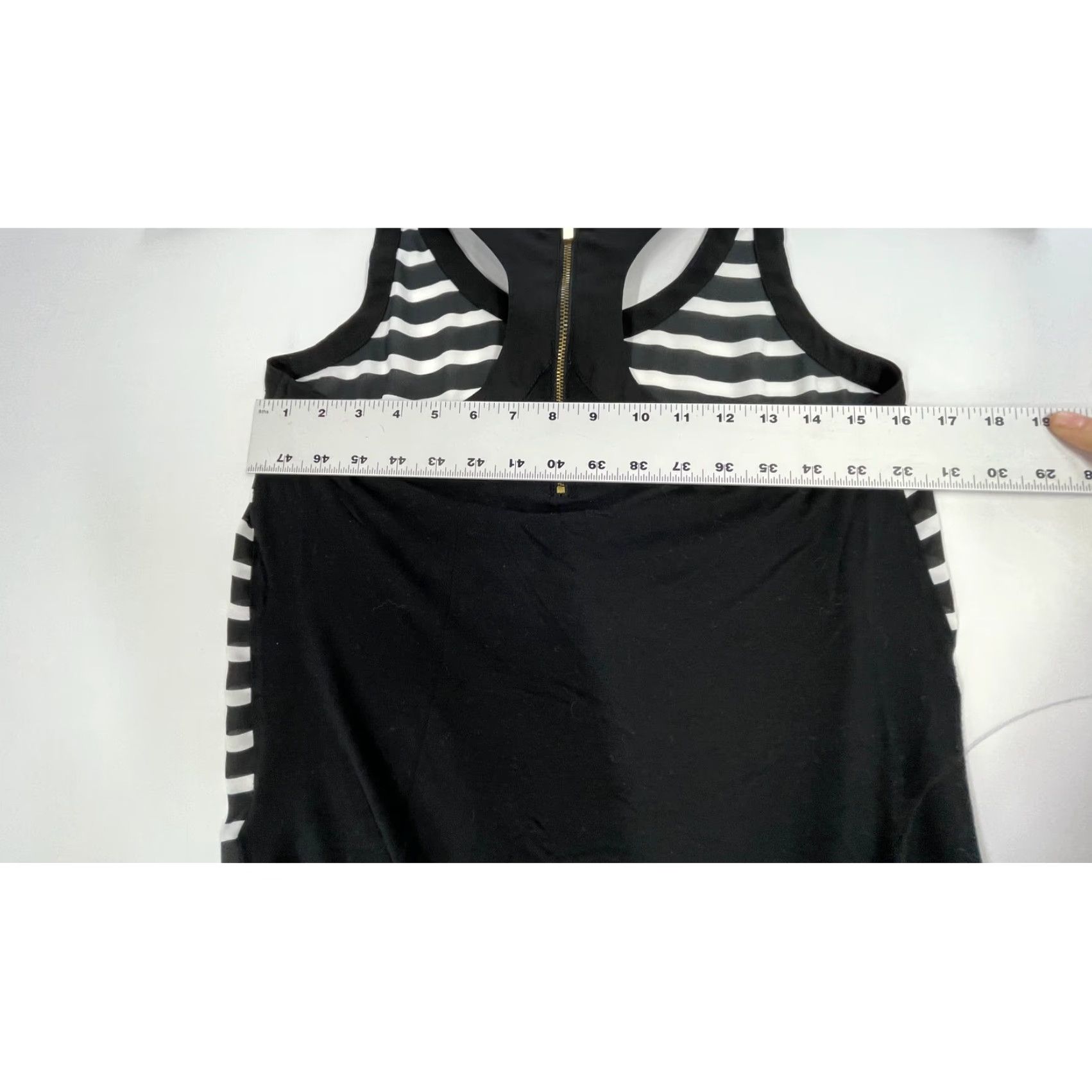 Express Express Tank Top Women S Black White Striped Minimalist Casual Summer Size S / US 4 / IT 40 - 5 Thumbnail