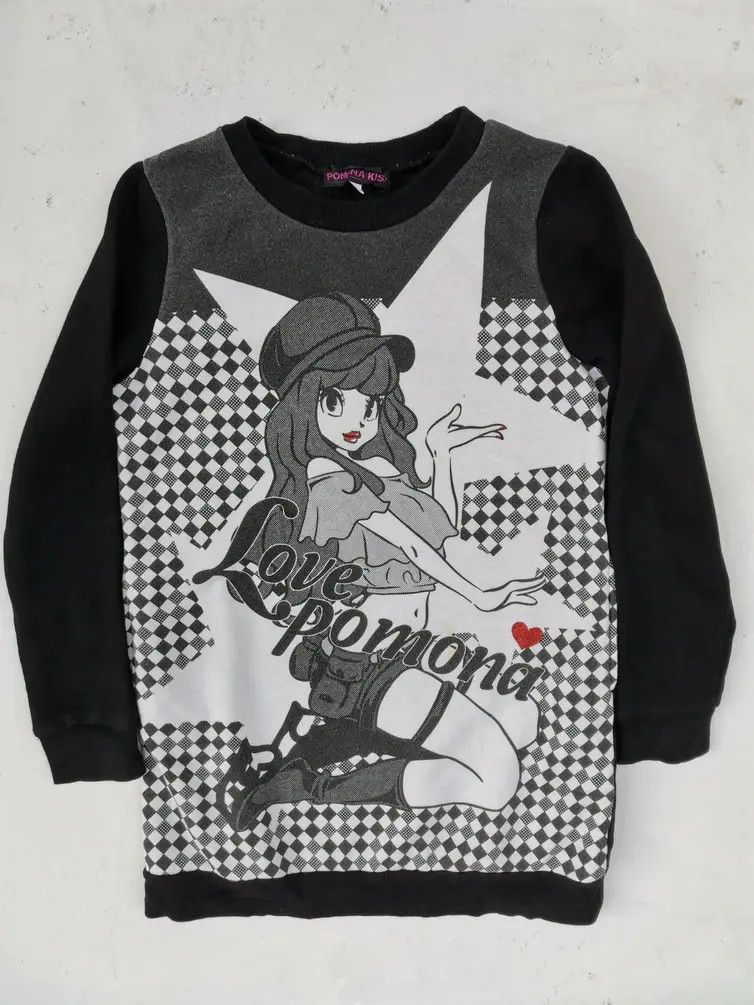 Japanese Brand Rare!!! Love Pomona Full Print Sweatshirts Size US S / EU 44-46 / 1 - 7 Thumbnail